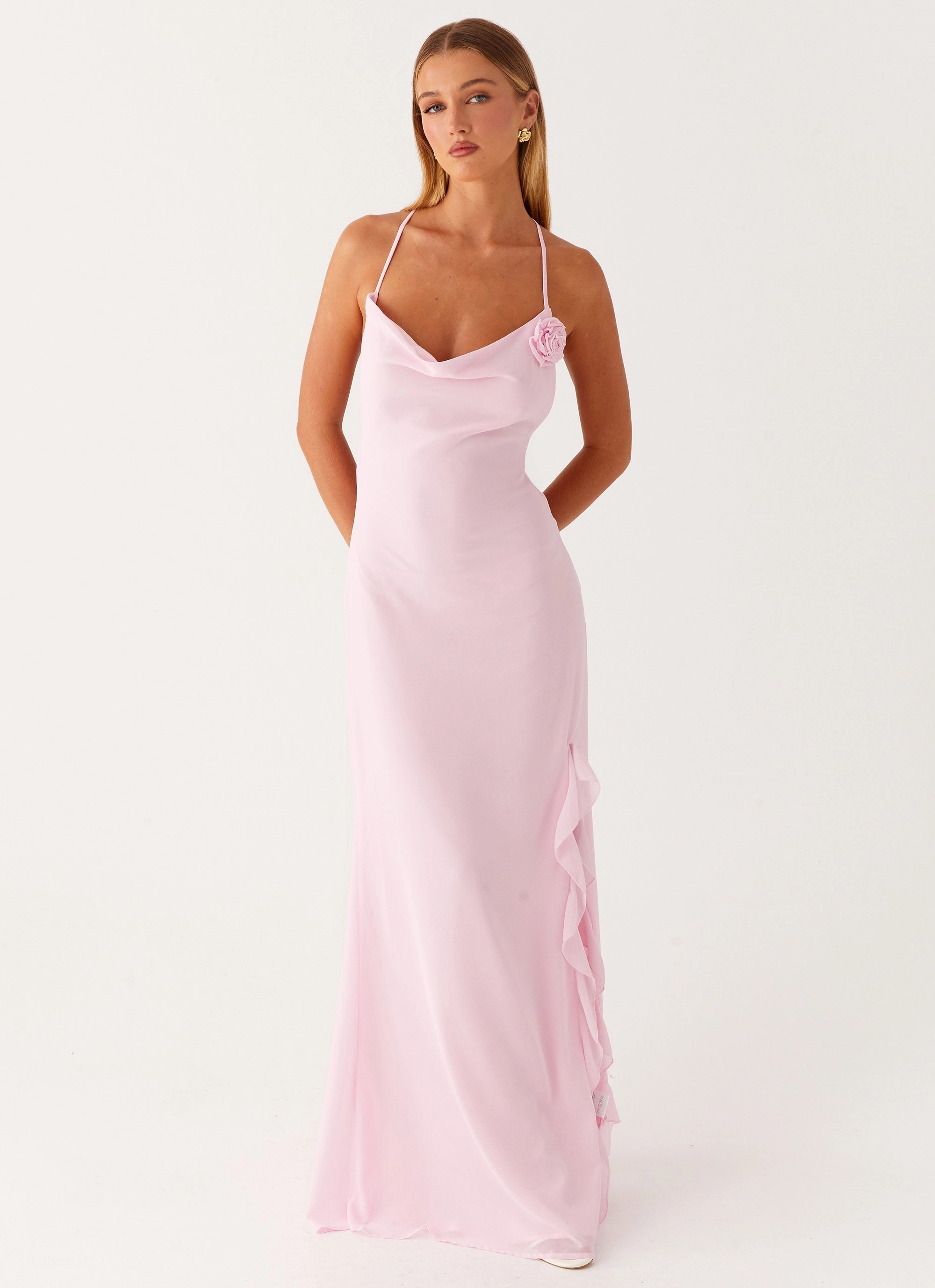 Rooftop-Event First Class Maxi Dress - Pink
