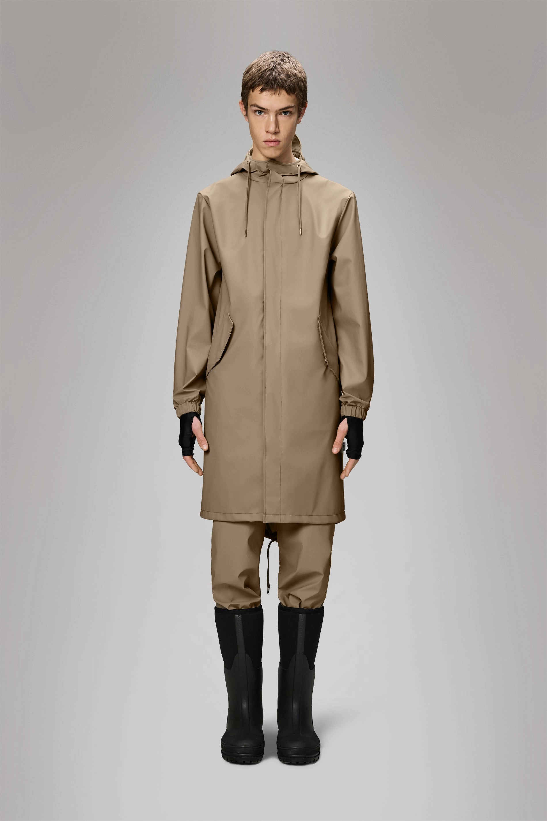 Elastic cuffs Fishtail Parka