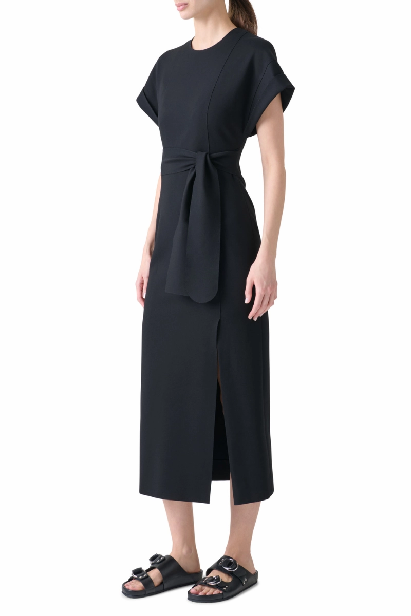 Fitted Jersey Midi Dress All Gender Sharp Finish