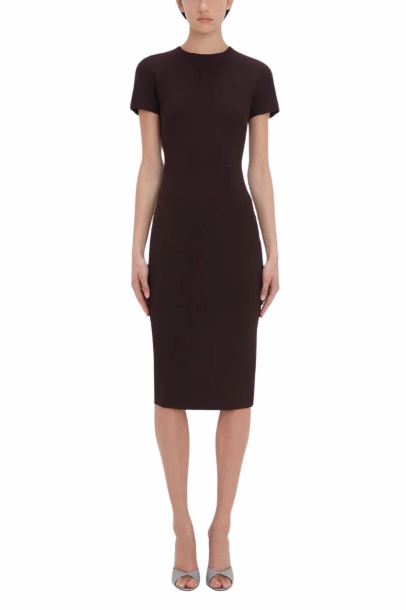 Flattering Shape Summer Outfit Fitted T-Shirt Dress