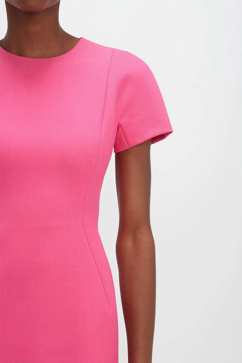 Understated Charm Fitted T-Shirt Knee-Length Dress