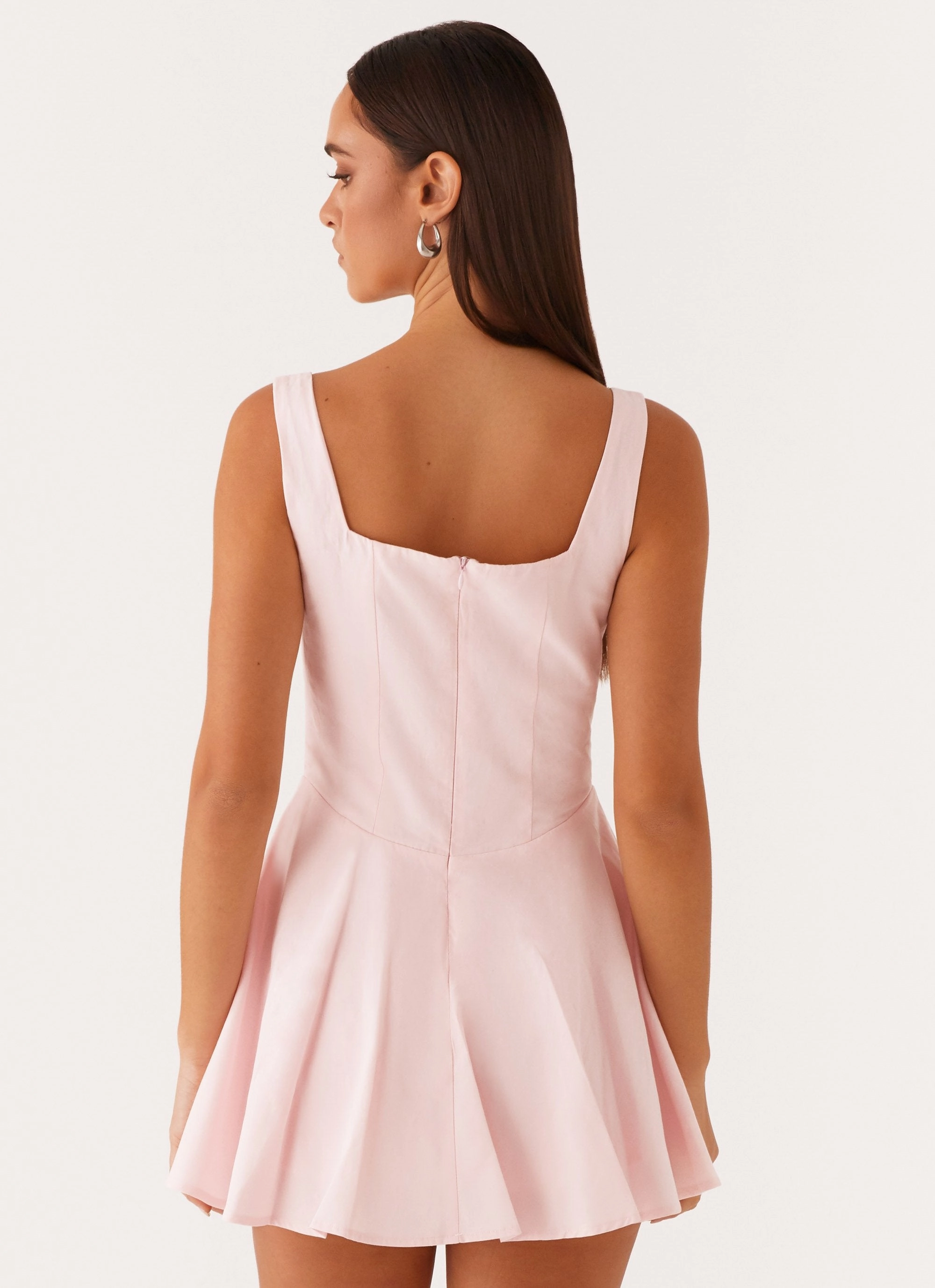 The Isle Mini Dress - Pink Bust-Enhancing