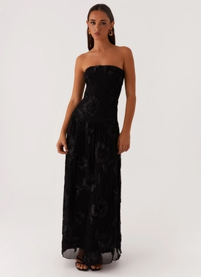 After Light Maxi Dress - Black Dry-Clean-Only