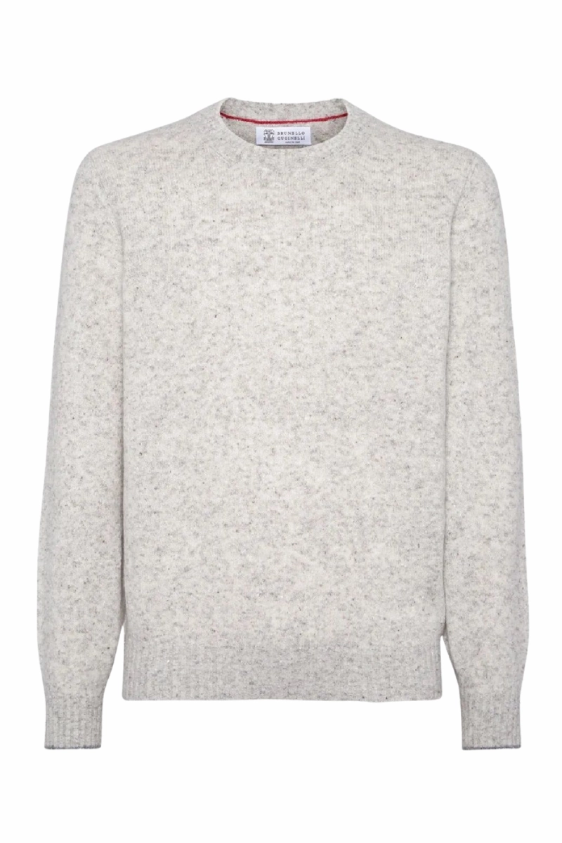 Effortless Comfort Wear Flecked Crew Sweater