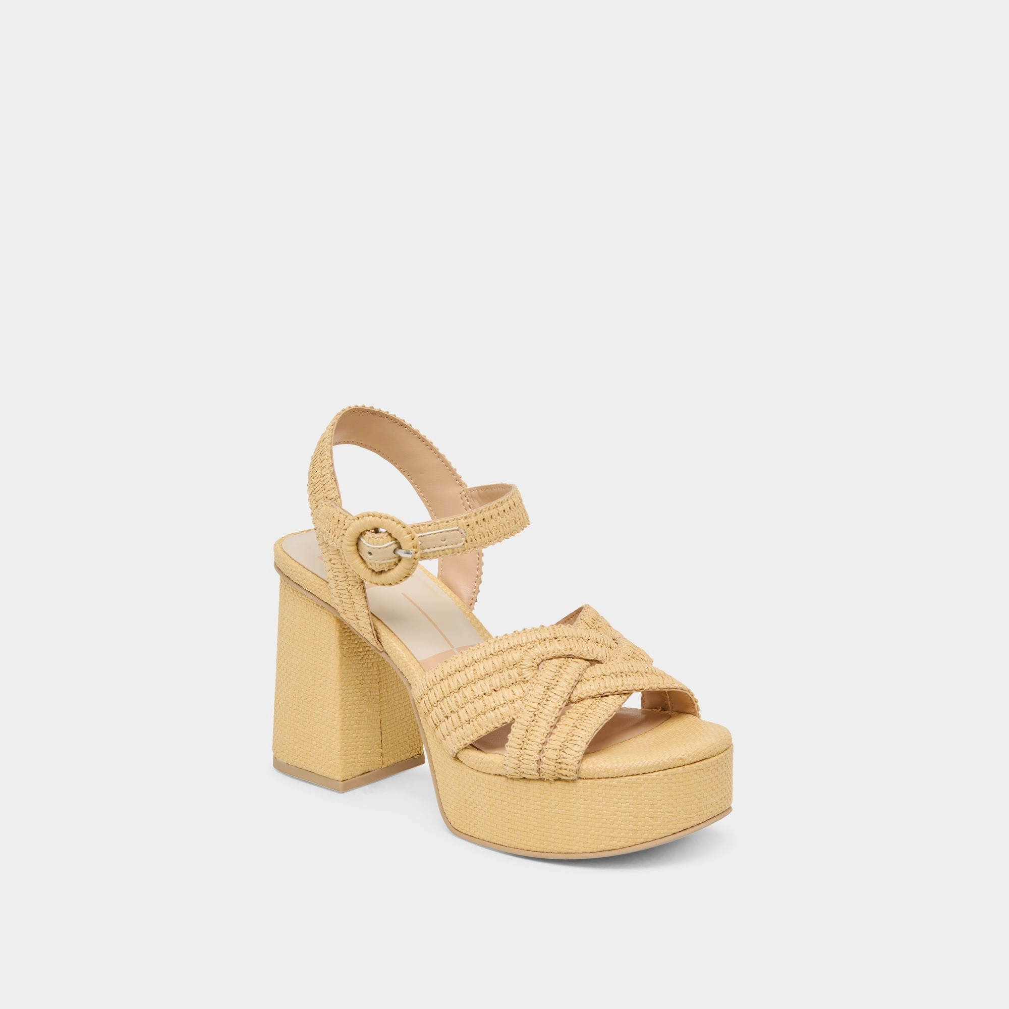 BETY HEELS LT NATURAL WOVEN RAFFIA Easy return Romantic Glow