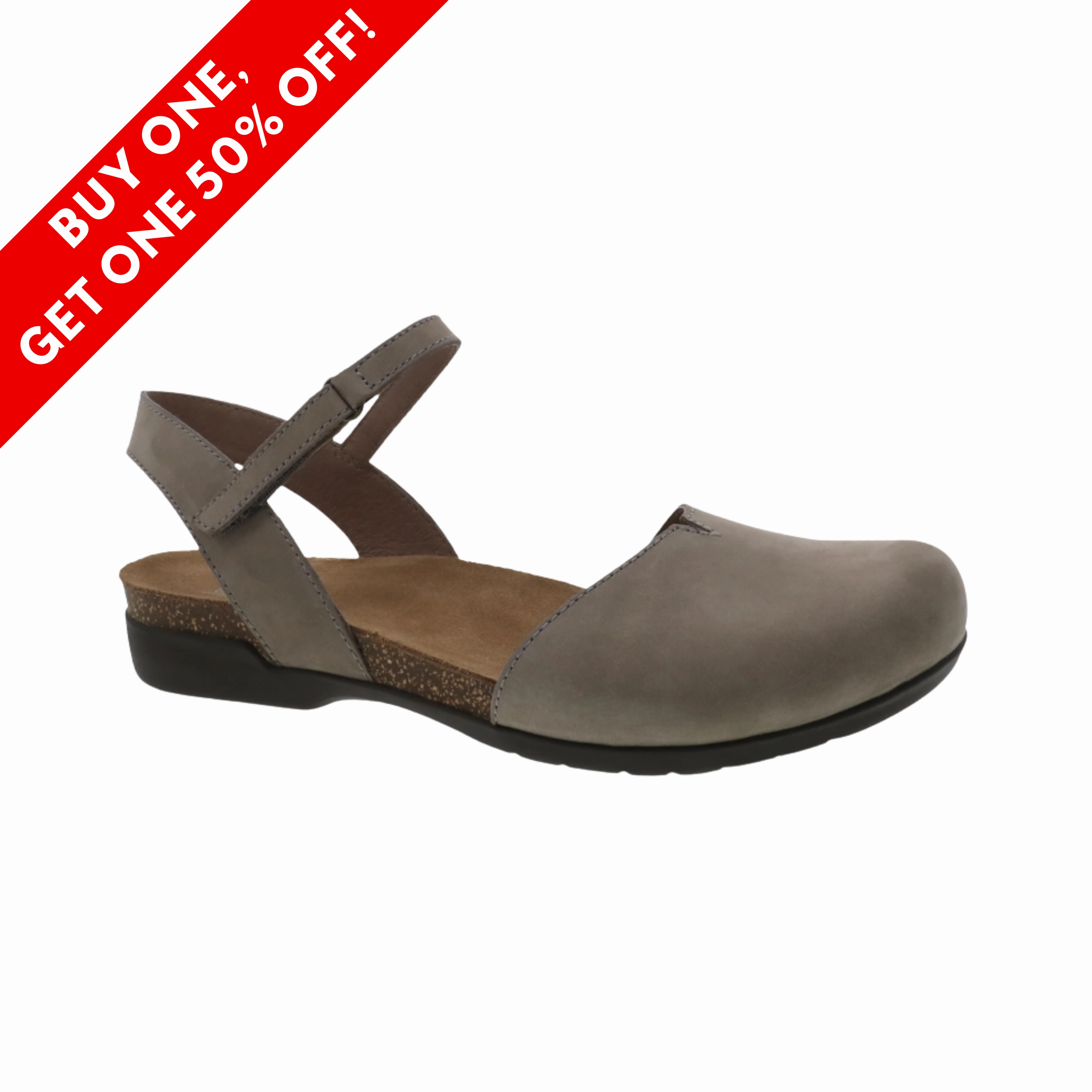 Grip Tread Anti Slip Pattern Women's Rowan ?C Taupe Milled Nubuck