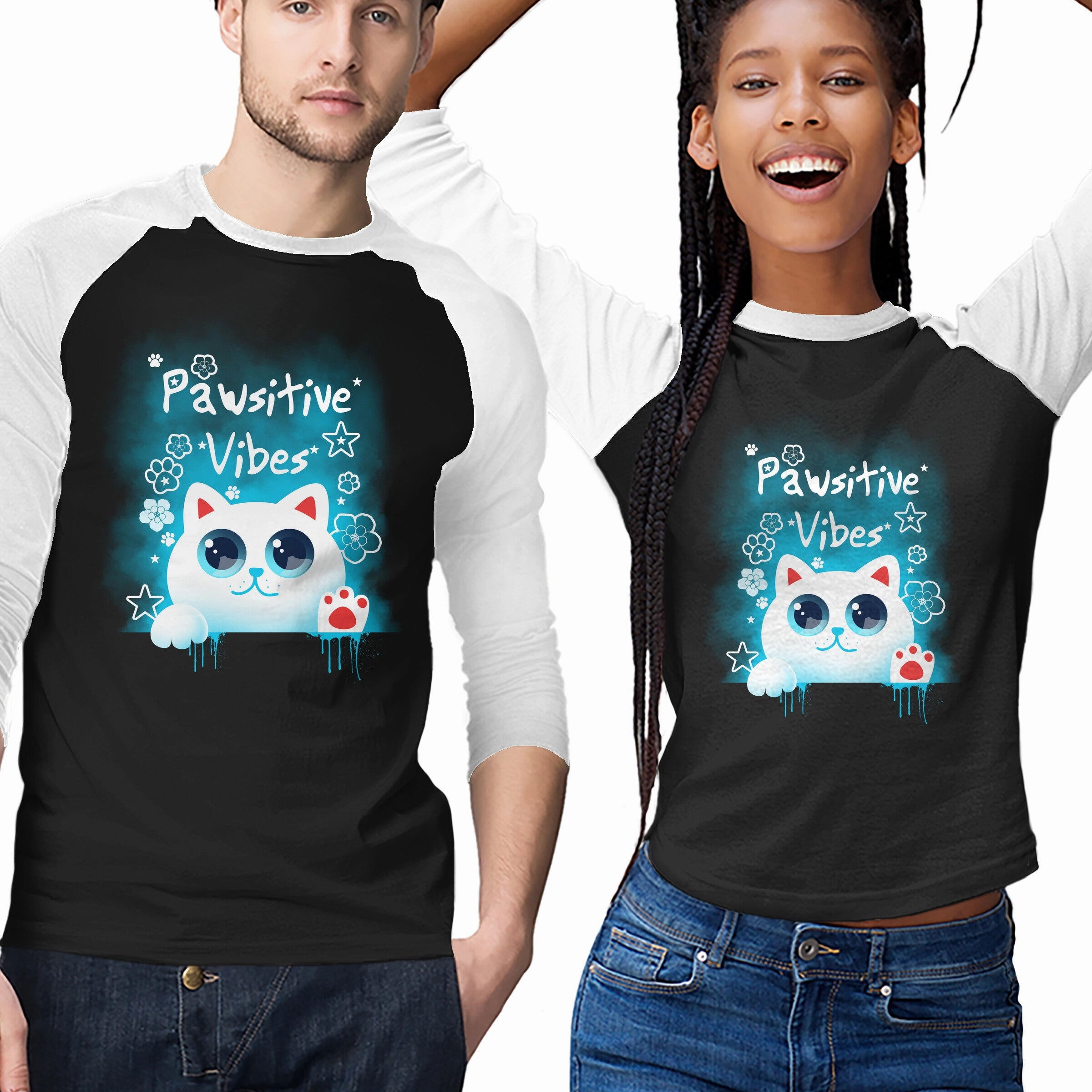 Pawsitive Vibes skinny but not tight Thermoregulating Fabric