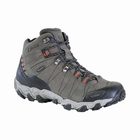 Punk Bold Men's Bridger Waterproof Mid - Raven (Regular Width)