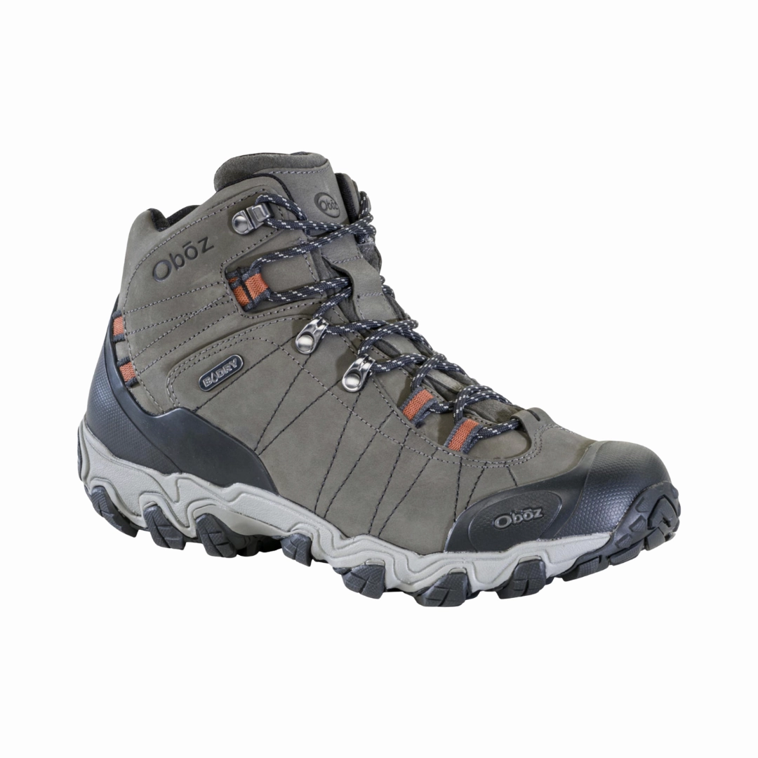 Punk Bold Men's Bridger Waterproof Mid - Raven (Regular Width)