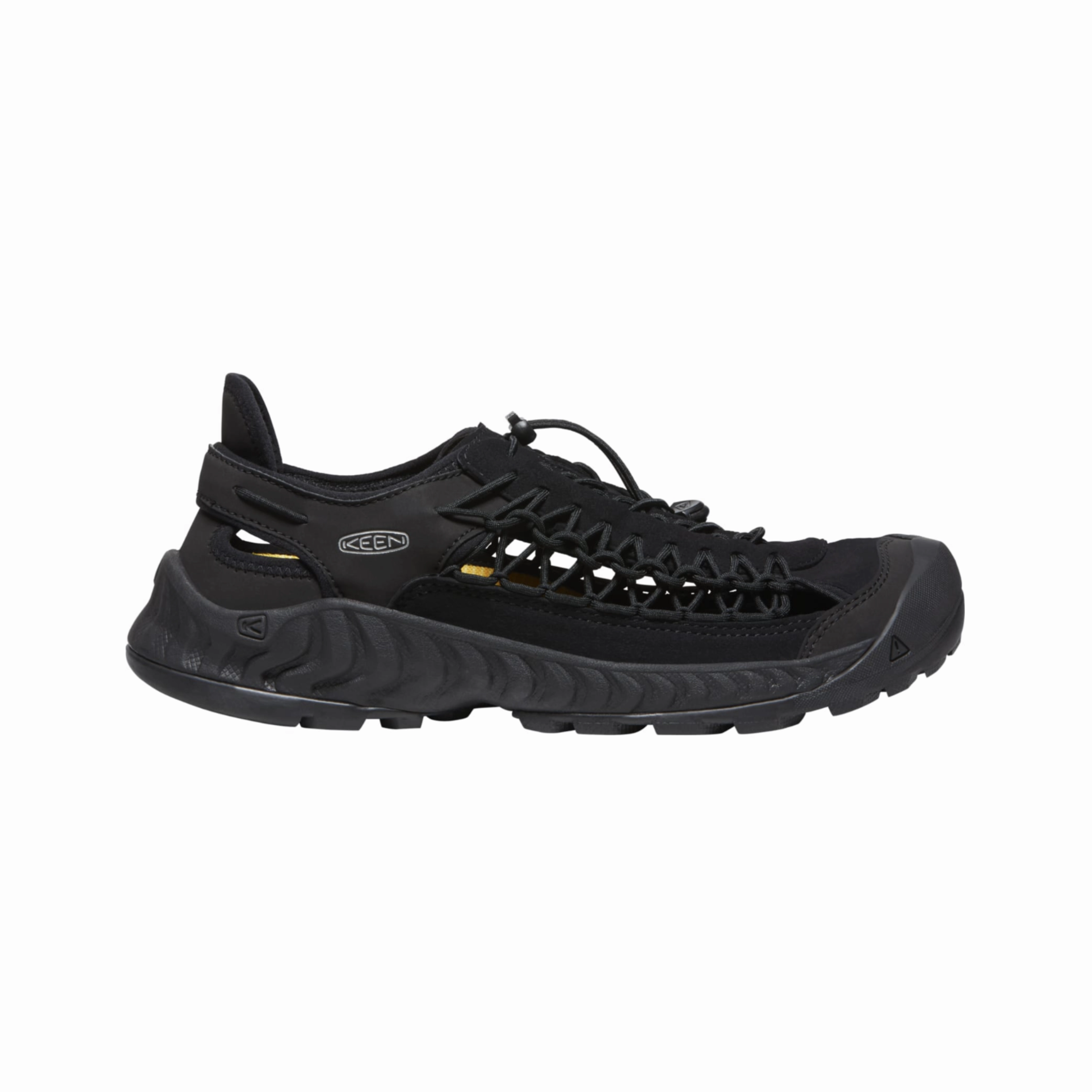 Versatile Walking Shoes Men's Uneek Nxis Sandal - Triple Black (Regular Width)