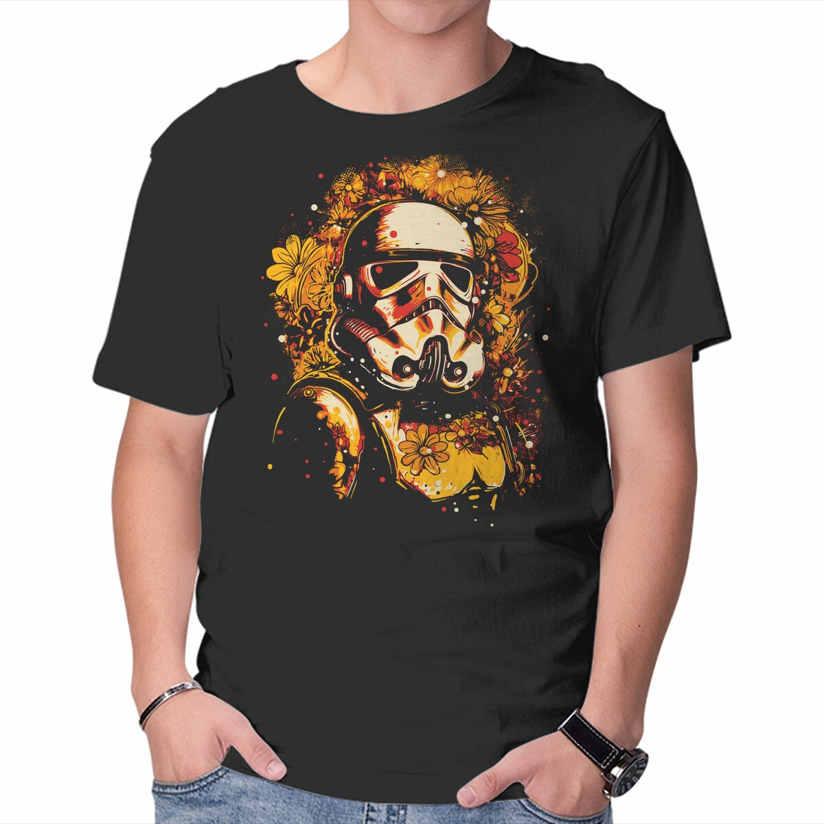 Flower Trooper Relaxed Waist Classic Crew Neck