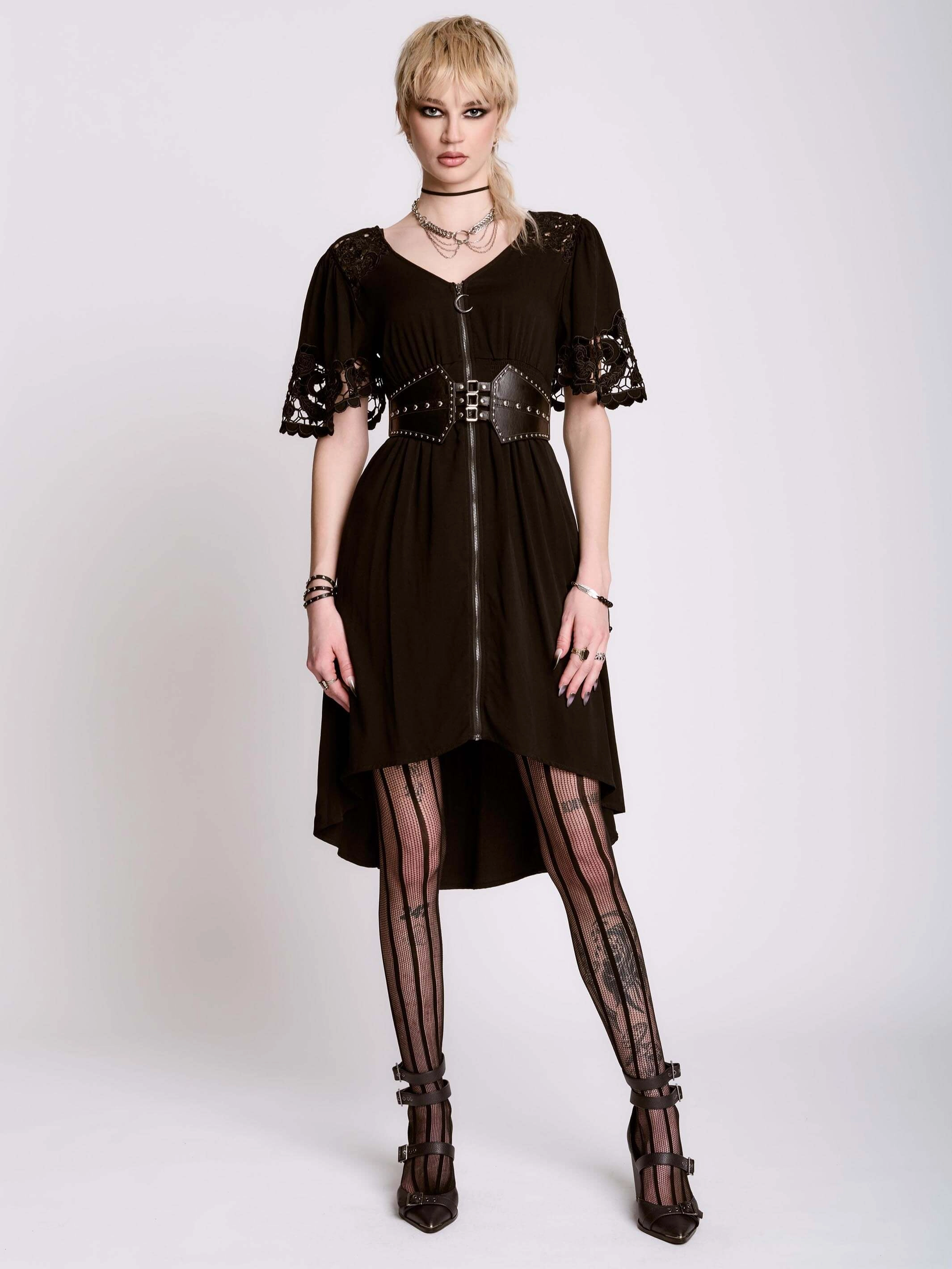 Endora Embroidered Dress NonSlipClosure
