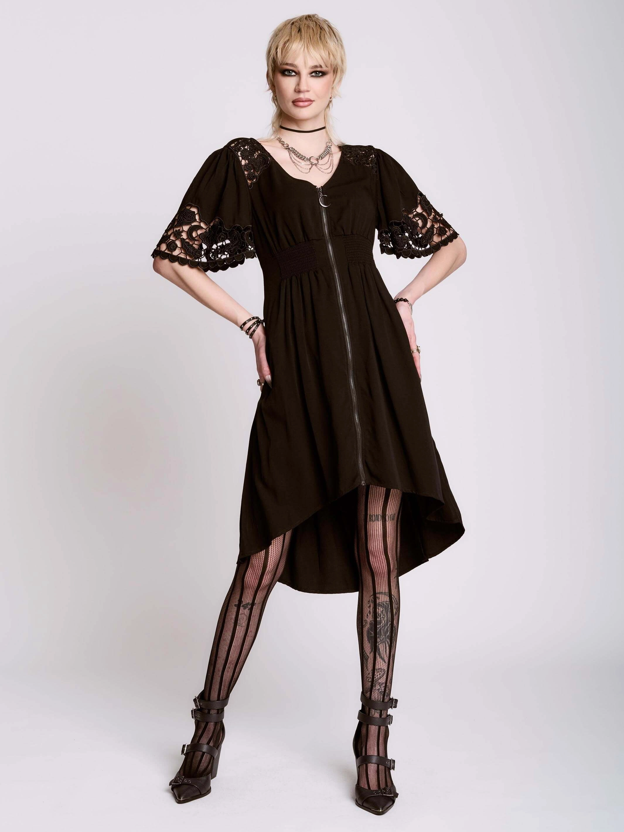 Endora Embroidered Dress Bloom Zone