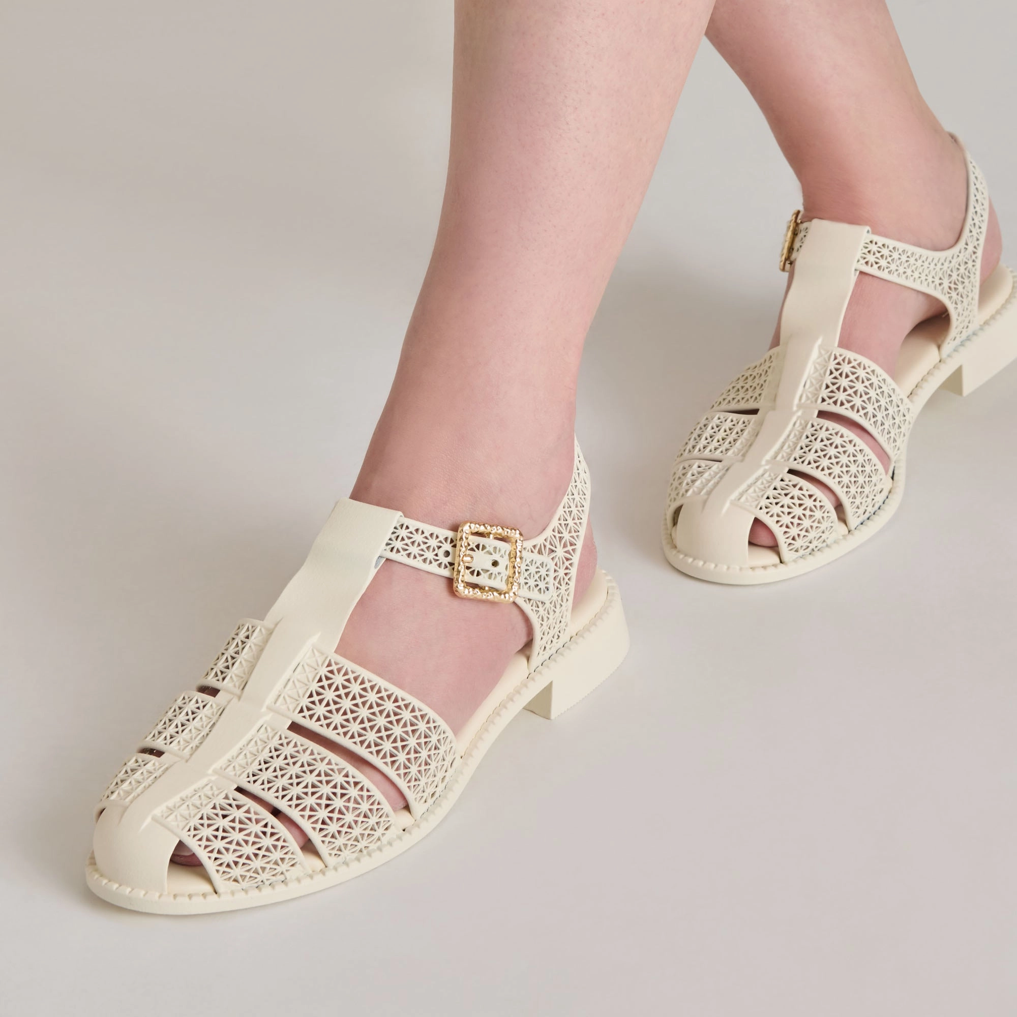Stability Posts Sunday Best HOLIS 3D SANDALS IVORY