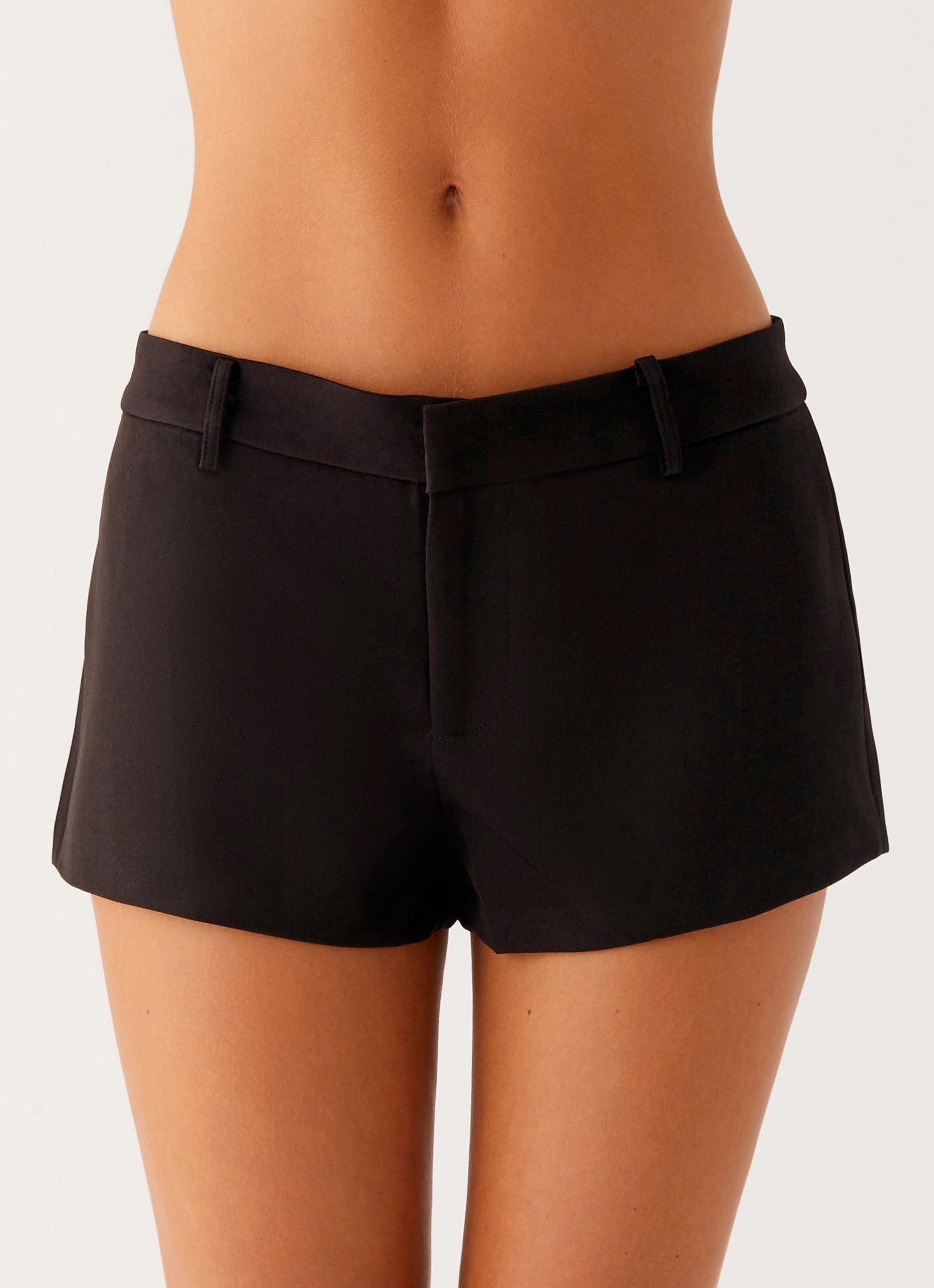 Freedom Mini Shorts - Black Sustainable BreathableWebbing