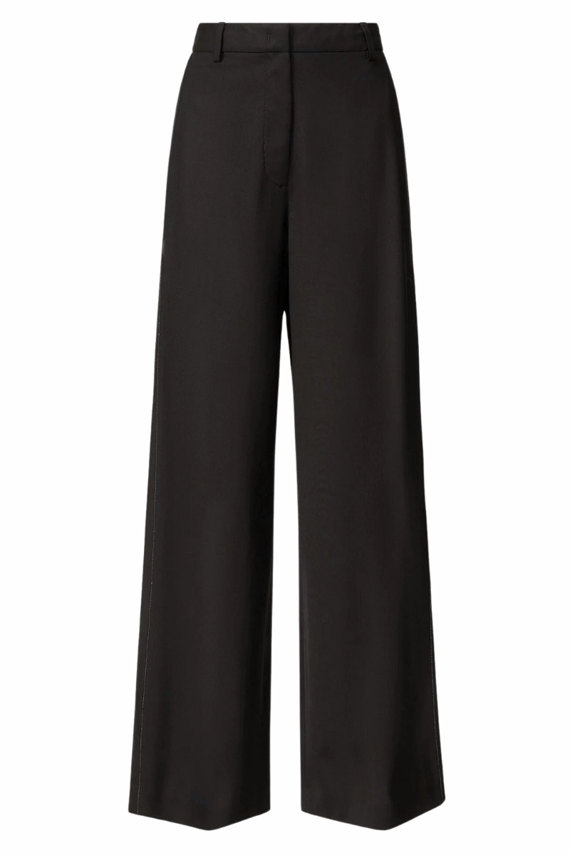 Perfect Length Stretchable Waist Fresco Wool Spoleto Trousers