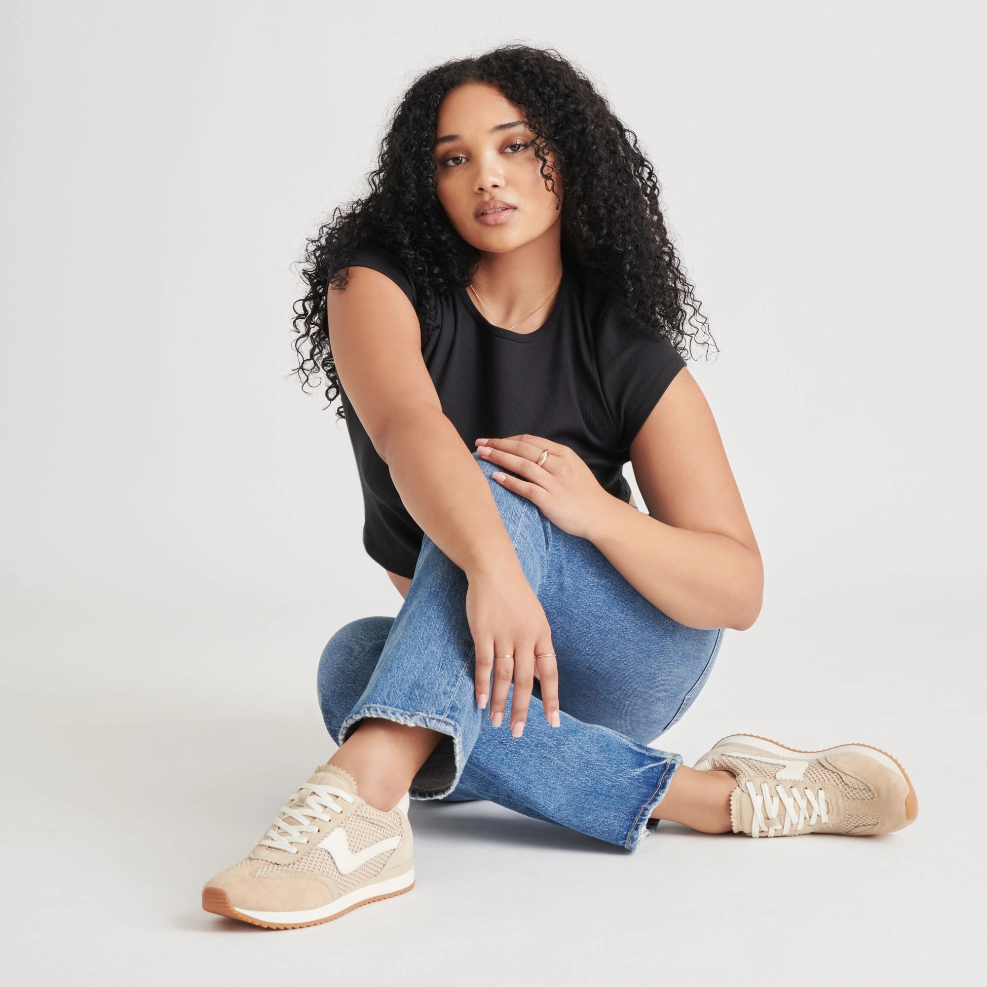 B.NTCD MESH SNEAKERS SESAME WOVEN MESH Airy Feel Foot Wellness