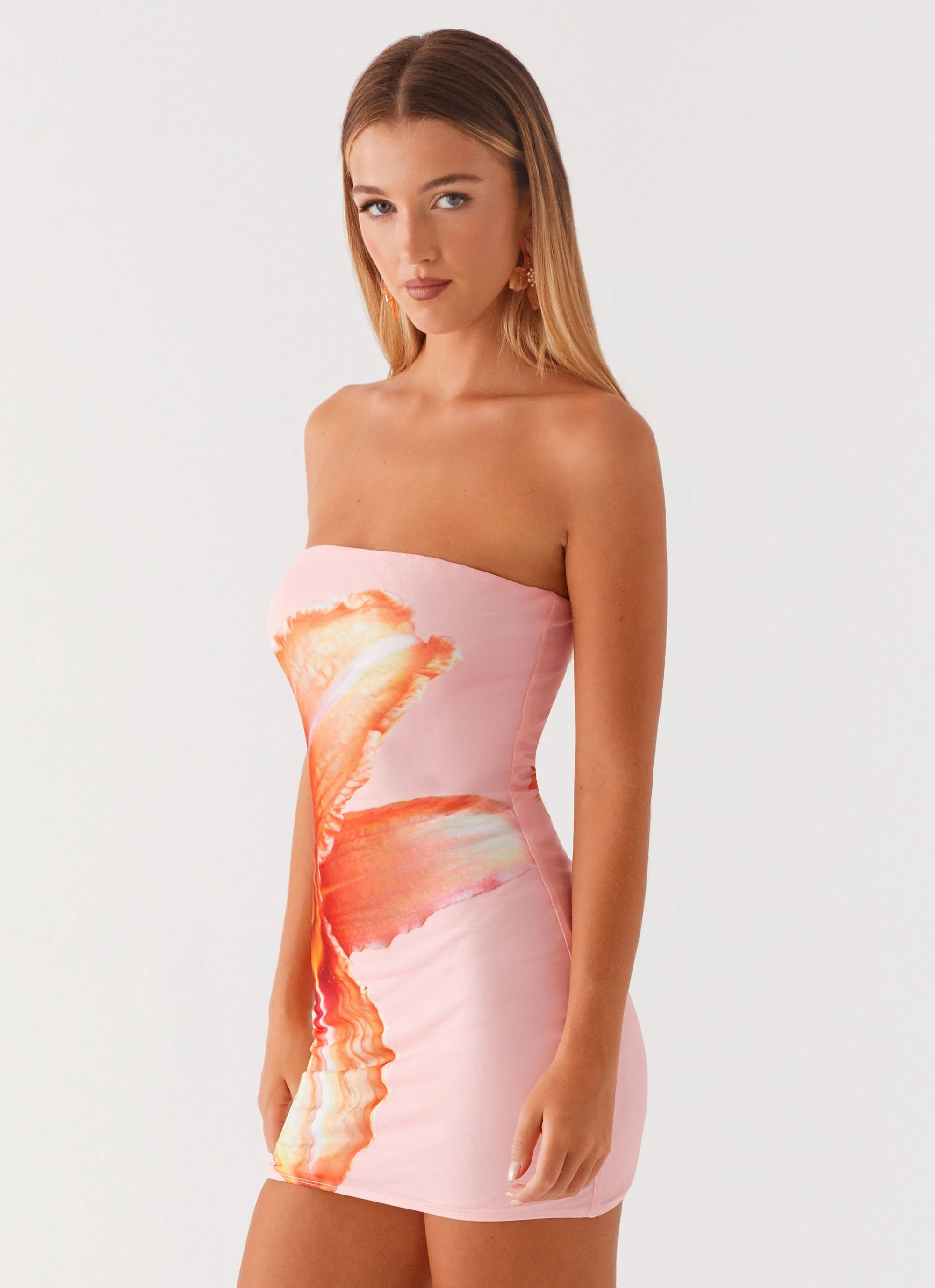 Full Bloom Mini Dress - Pink City Style