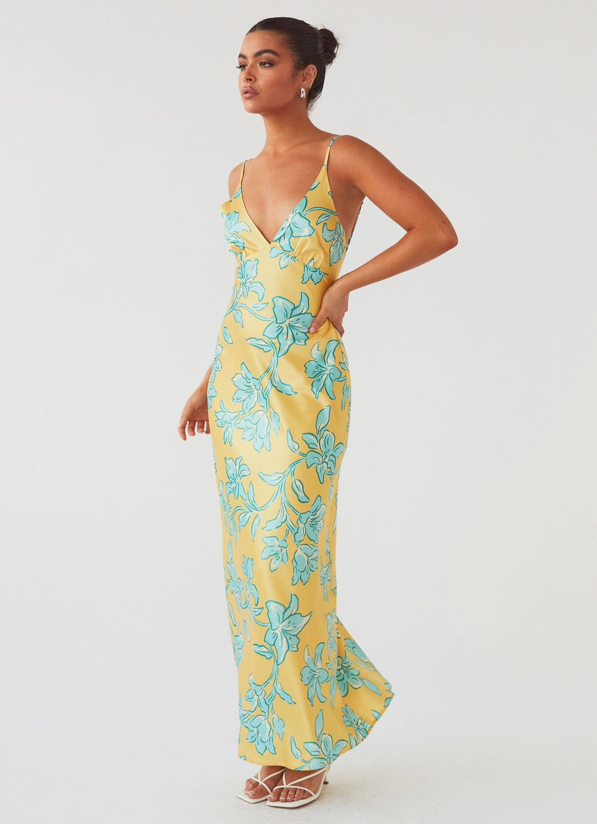 Sorrento Sun Maxi Dress - Golden Bloom Resort Vibes