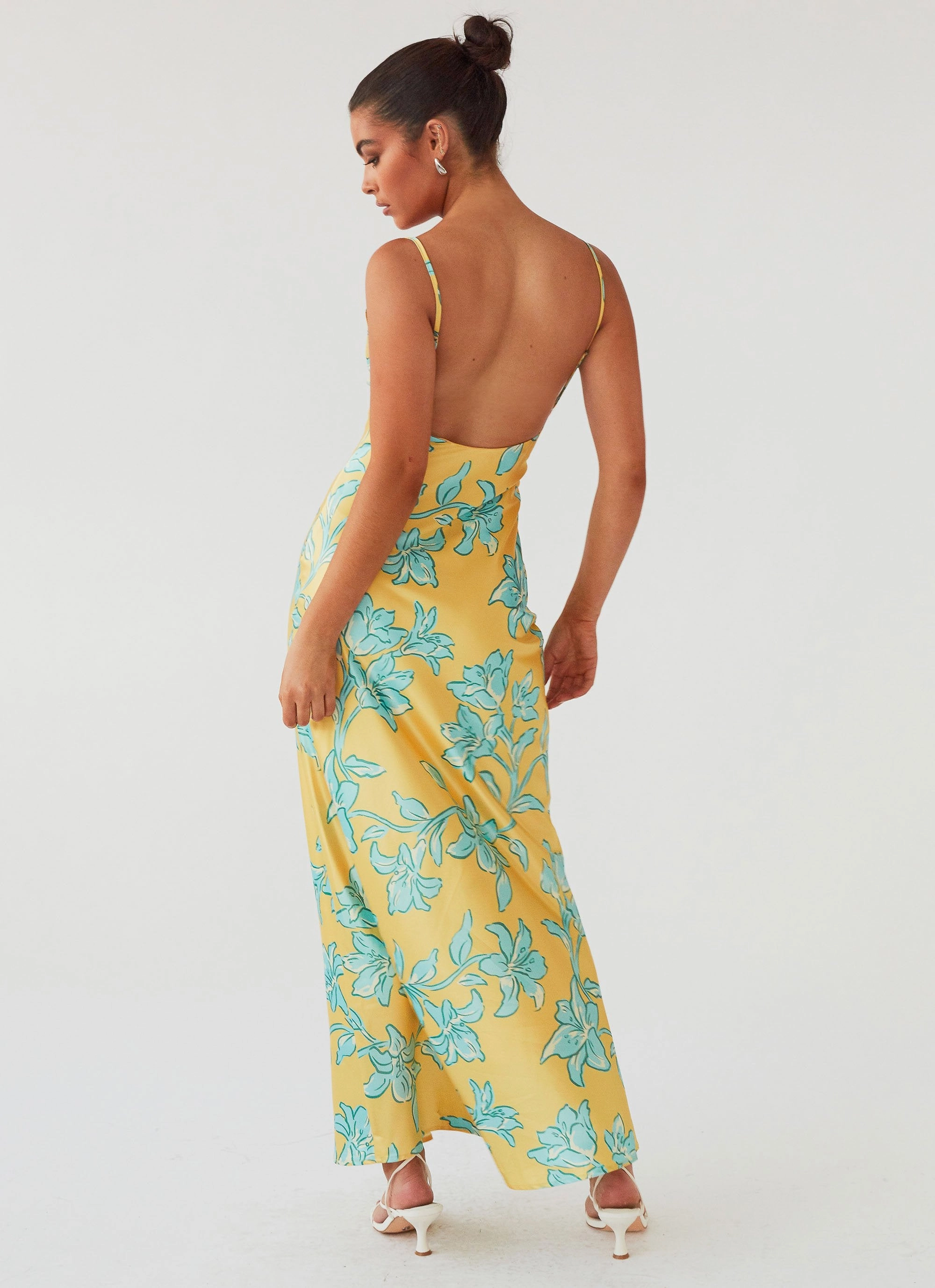 Sorrento Sun Maxi Dress - Golden Bloom Sleeveless