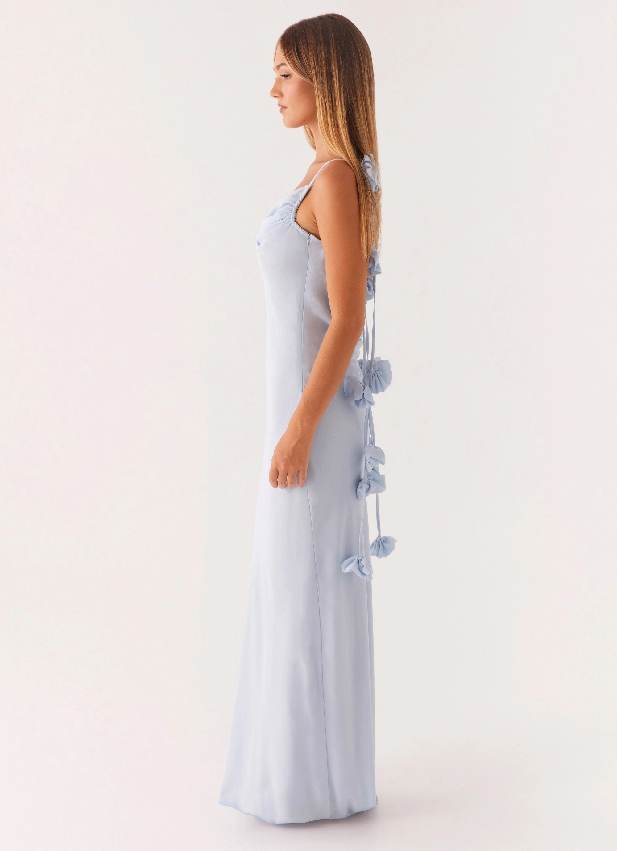 Simple Touch Simona Maxi Dress - Pastel Blue