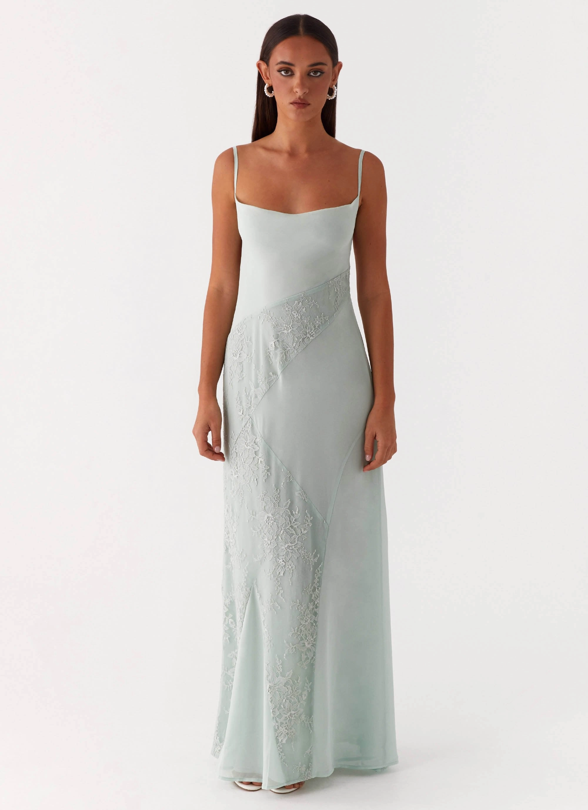 Premium Quality UVProtectiveLayer Gabriana Maxi Dress - Sage