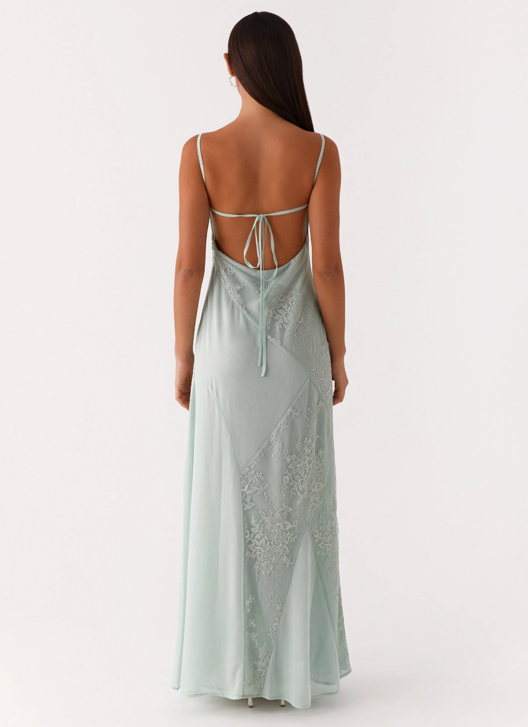 Clean Stitch Flattering Style Gabriana Maxi Dress - Sage