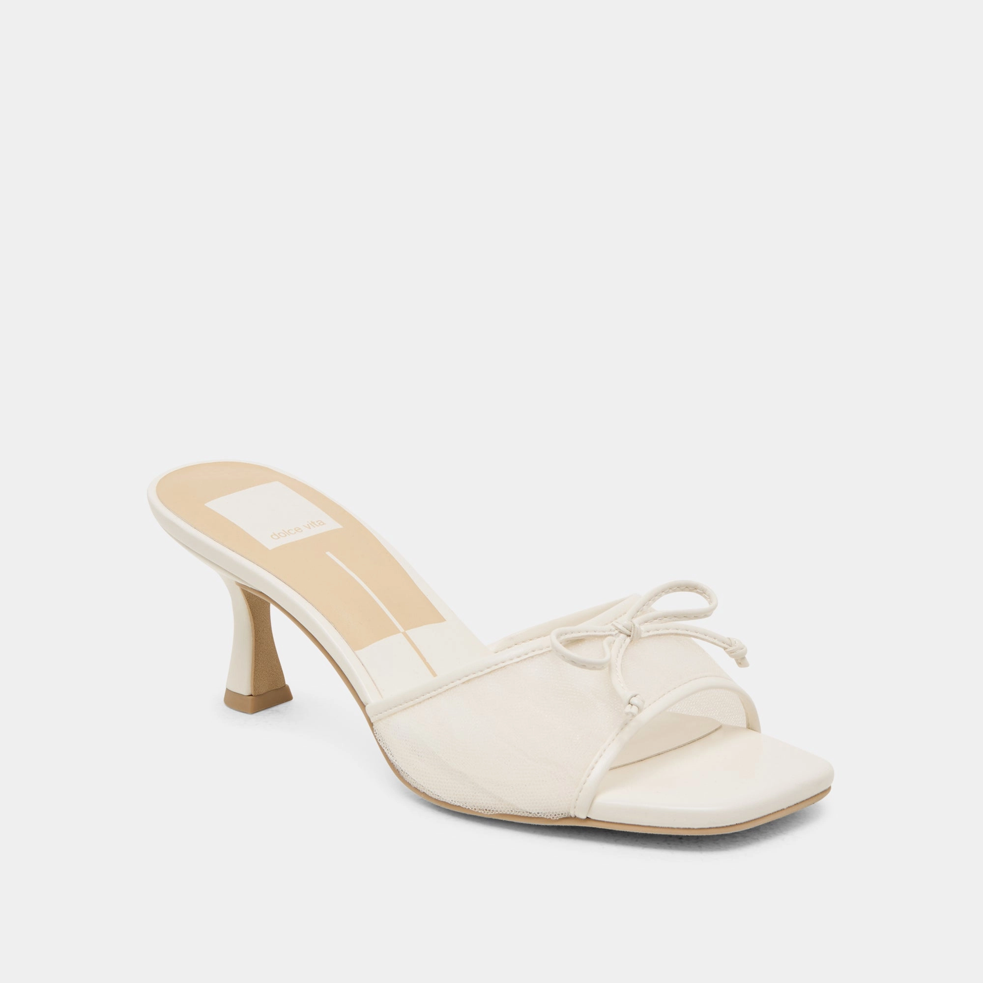 High Fashion GALEN HEELS WHITE TULLE