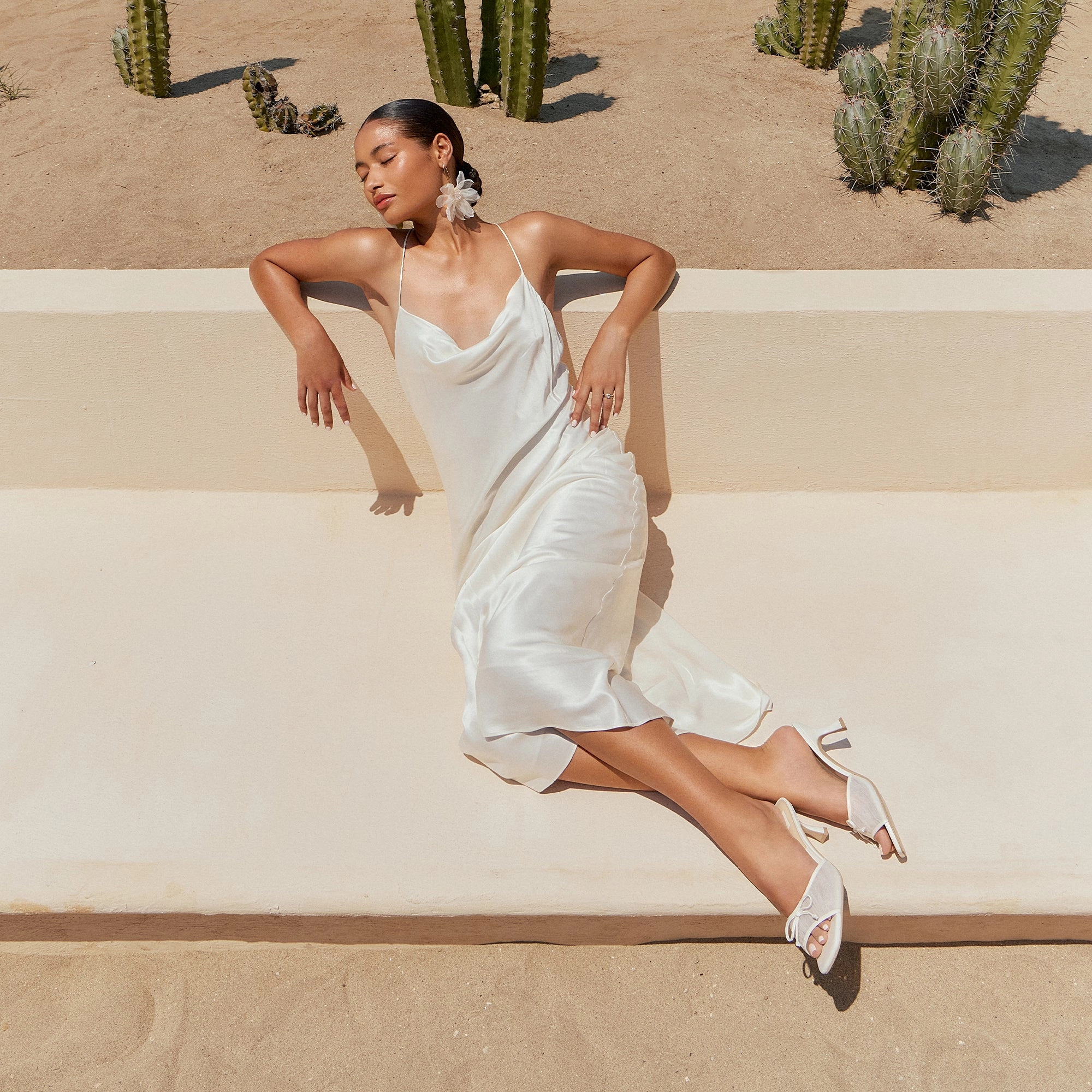 Comfy Heels One Off GALEN HEELS WHITE TULLE