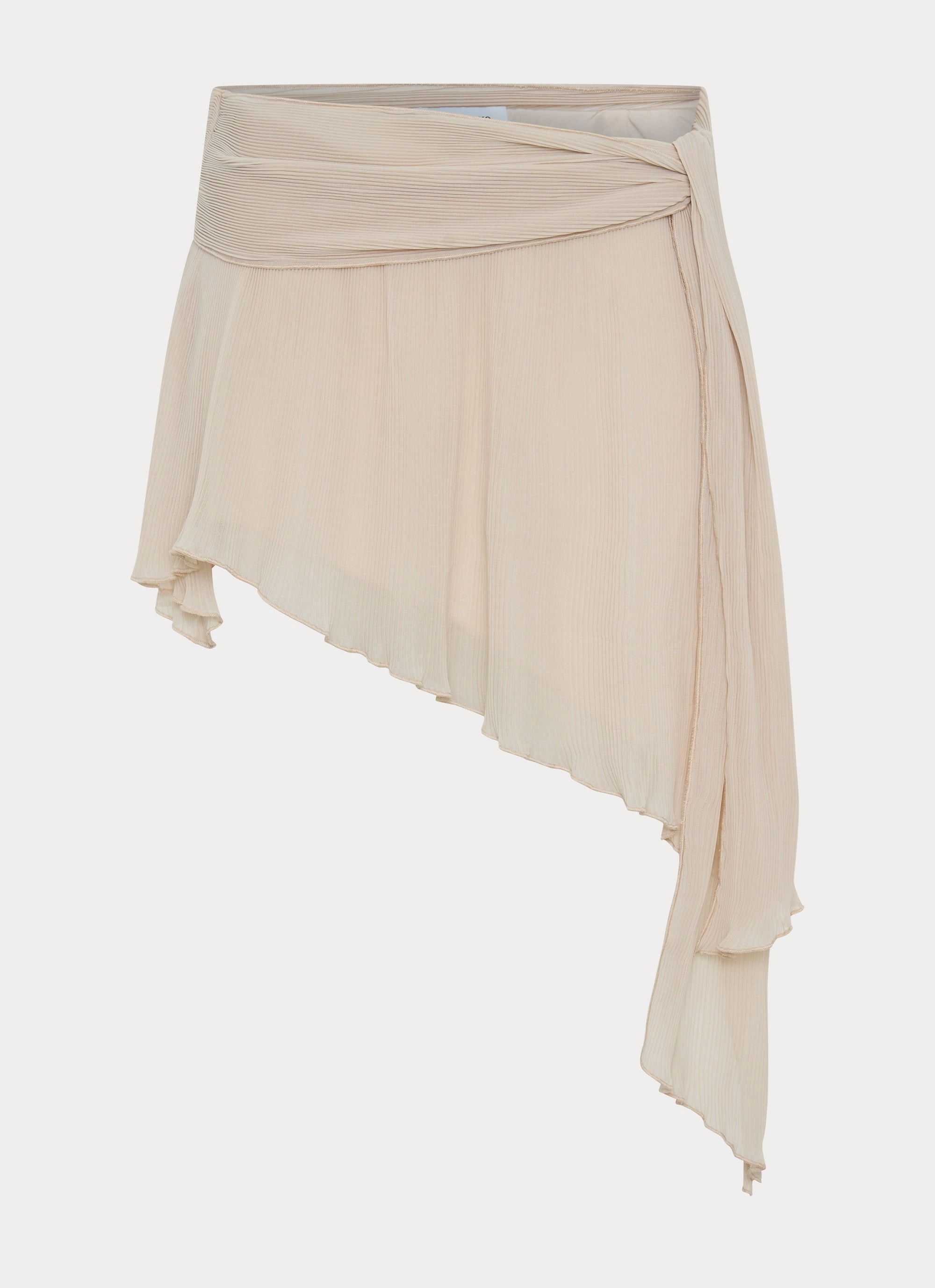 High Waist Gemma Mini Skirt - Ivory