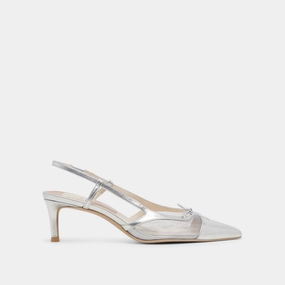 KANDI HEELS SILVER MESH Stable Spark