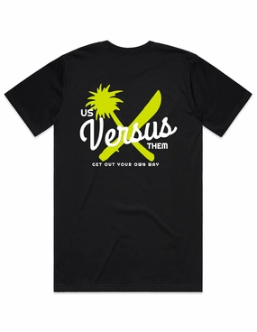 GET OUT TEE Garment Washed Texture