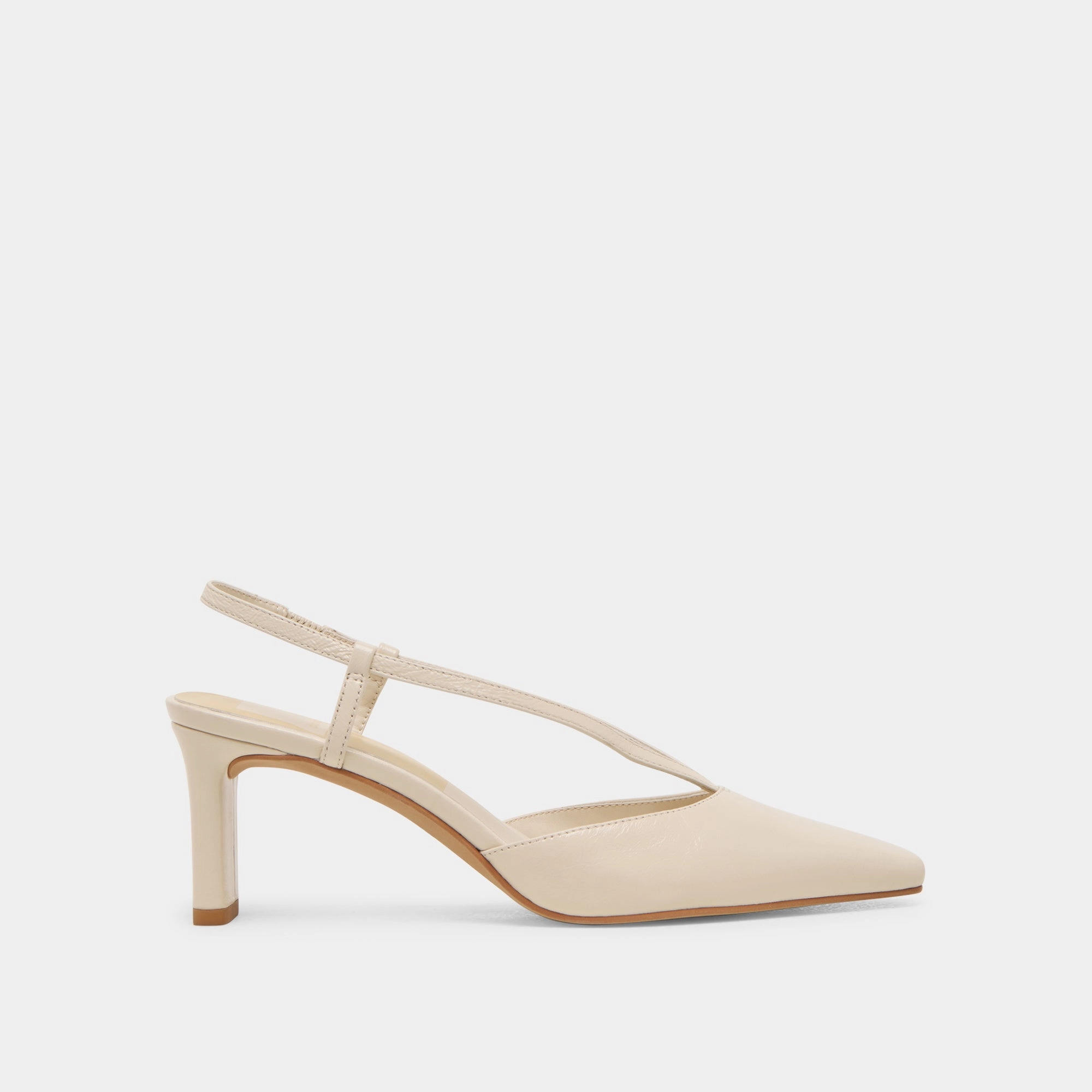 Effortless Comfort Timeless Wear GINAY HEELS BONE LEATHER