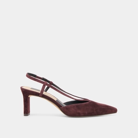 GINAY HEELS MULBERRY SUEDE Inner Spark