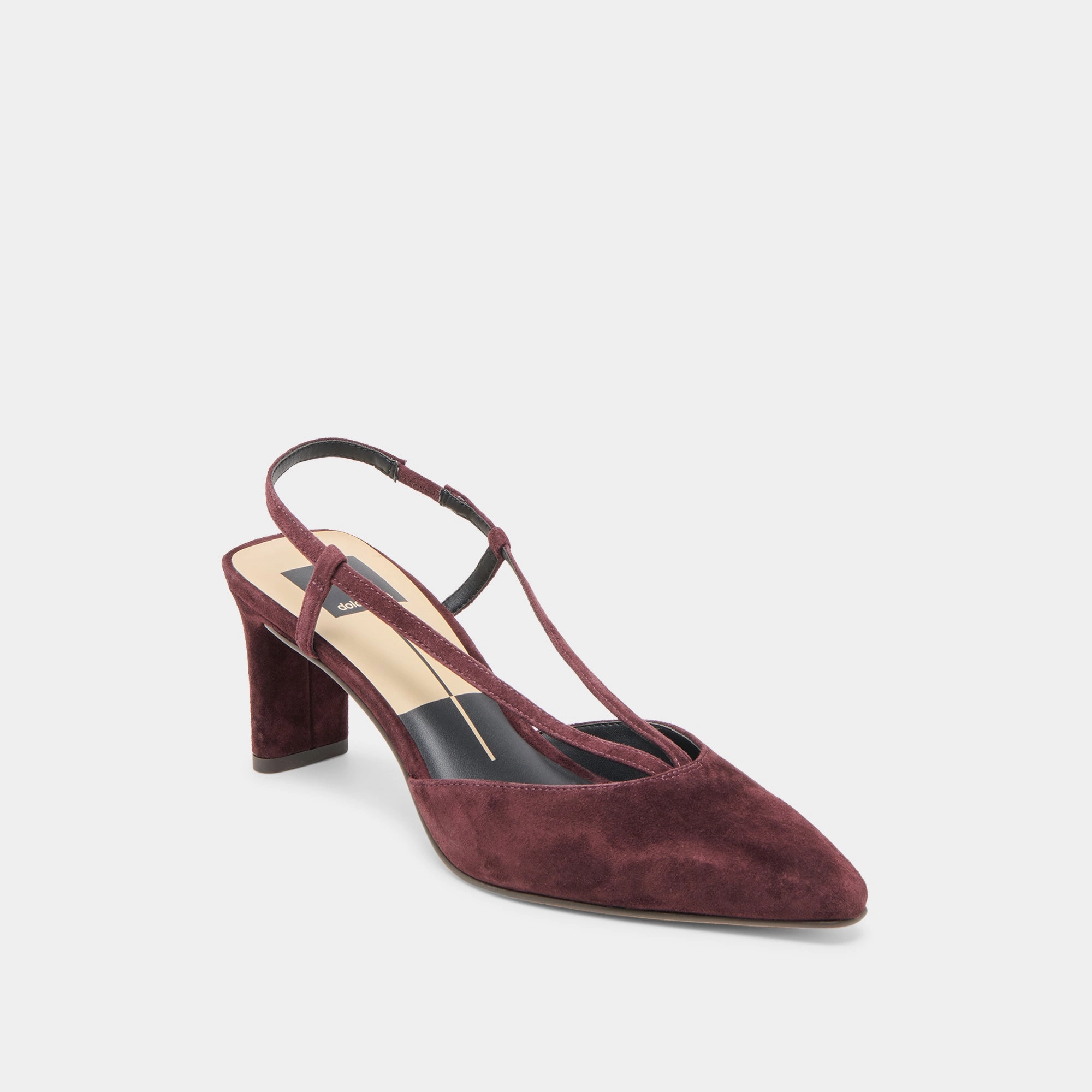 Sophisticated Design Party Proof GINAY HEELS MULBERRY SUEDE