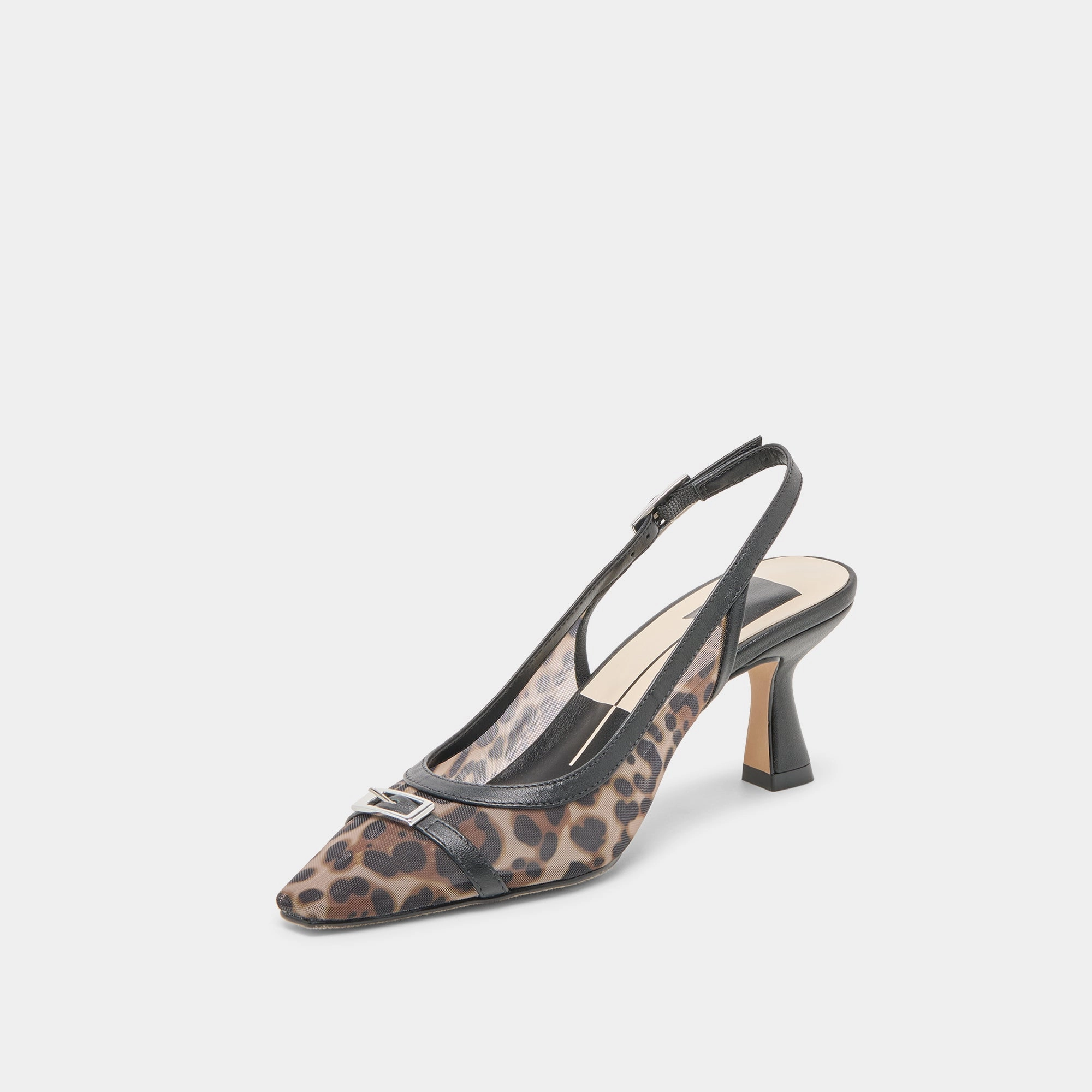 Boho Glow LORINE HEELS LEOPARD MESH