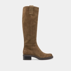 GLORY H2O BOOTS OLIVE SUEDE Long Hour Beach Walk