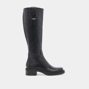 Supportive Build Thermal Core Rainy Day Commuter GLORY H2O EXTRA WIDE CALF BOOTS BLACK LEATHER