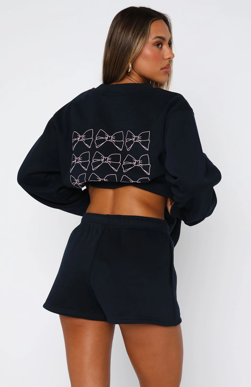 Got What You Need Lounge Shorts Navy thermal fabric Light Stretch