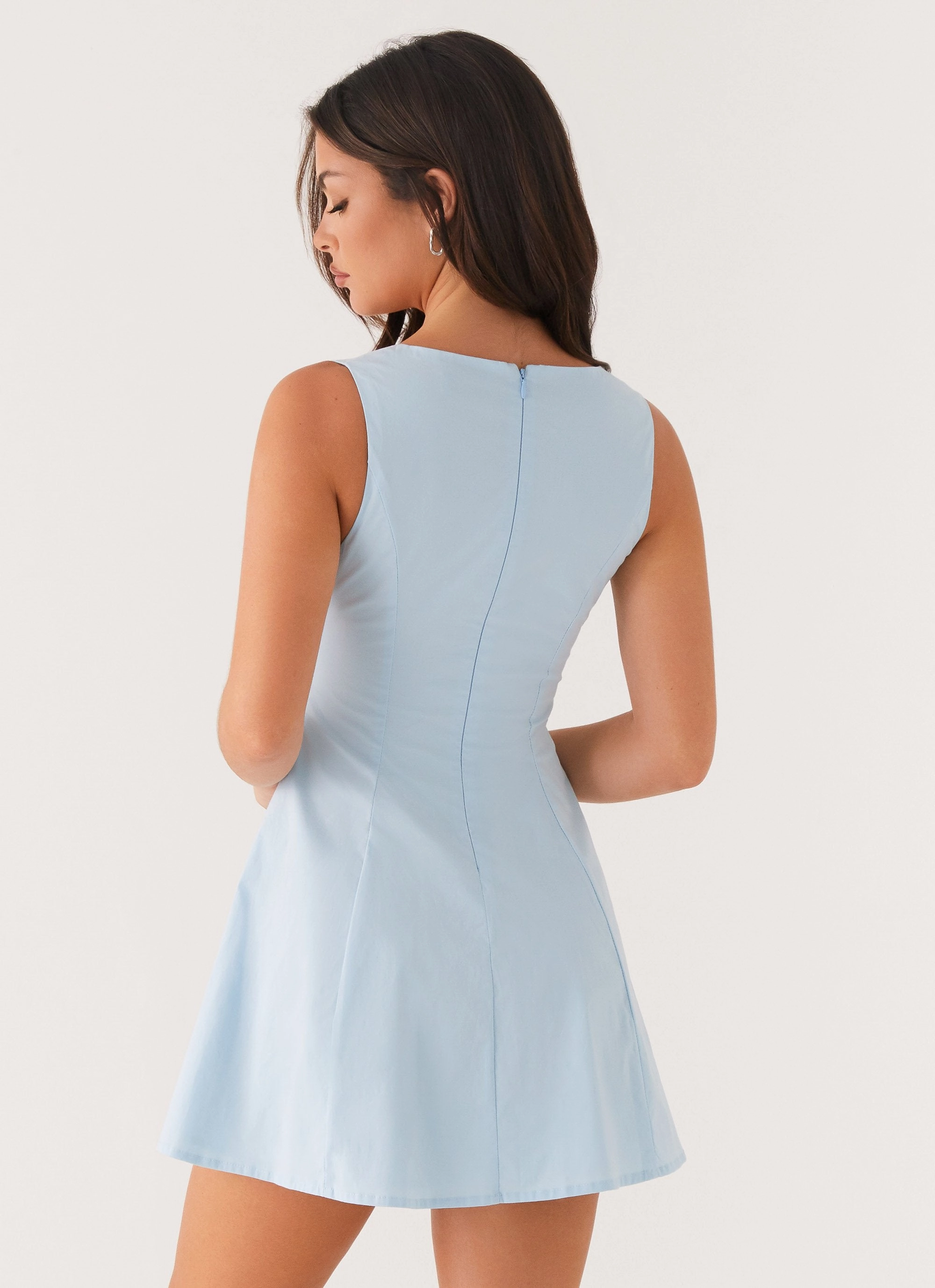 Drew Mini Dress - Blue Tall-Fit