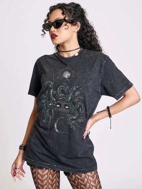 Green Medusa T-shirt Comfy Stretch Wear
