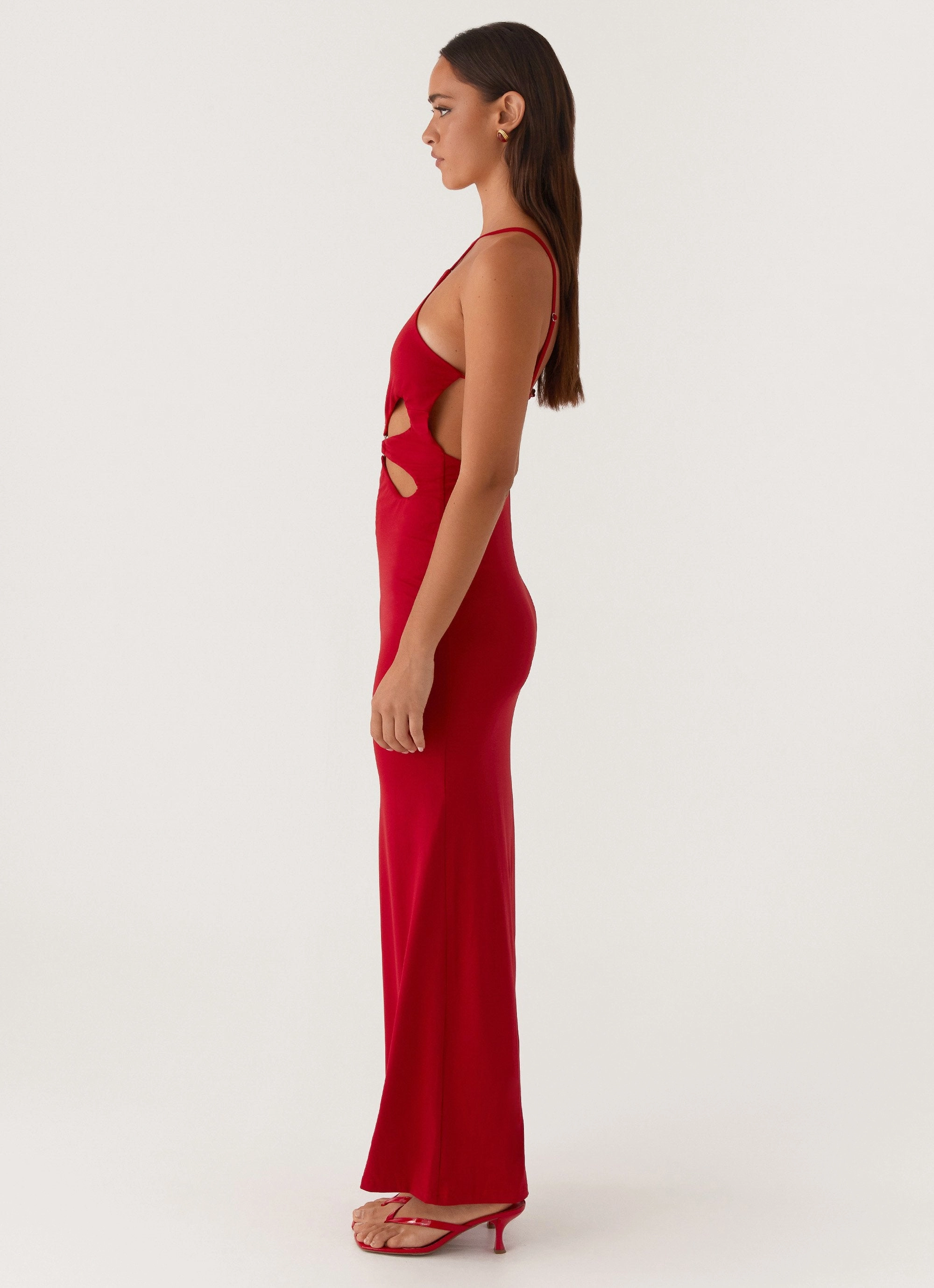 Autumn Look Grow Together Maxi Dress - Red