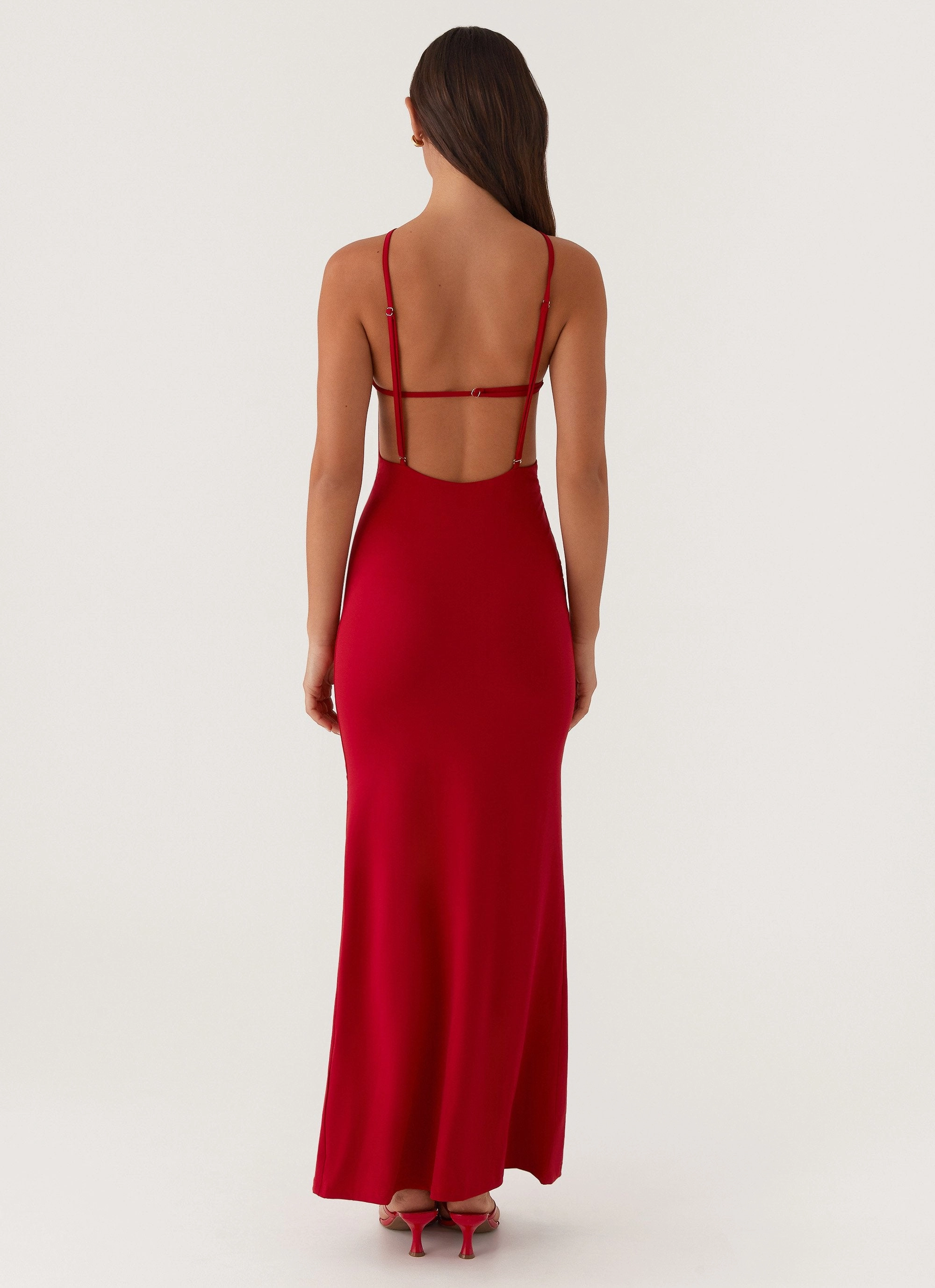Polished Look Travel Essential Grow Together Maxi Dress - Red