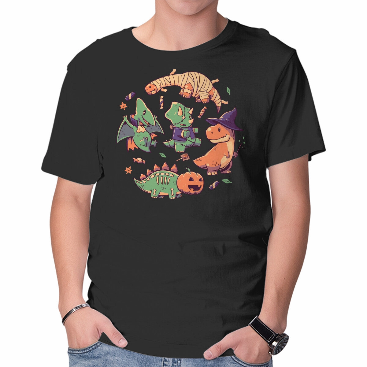 Halloween Dinos Casual Choice Wear Fresh Outfit