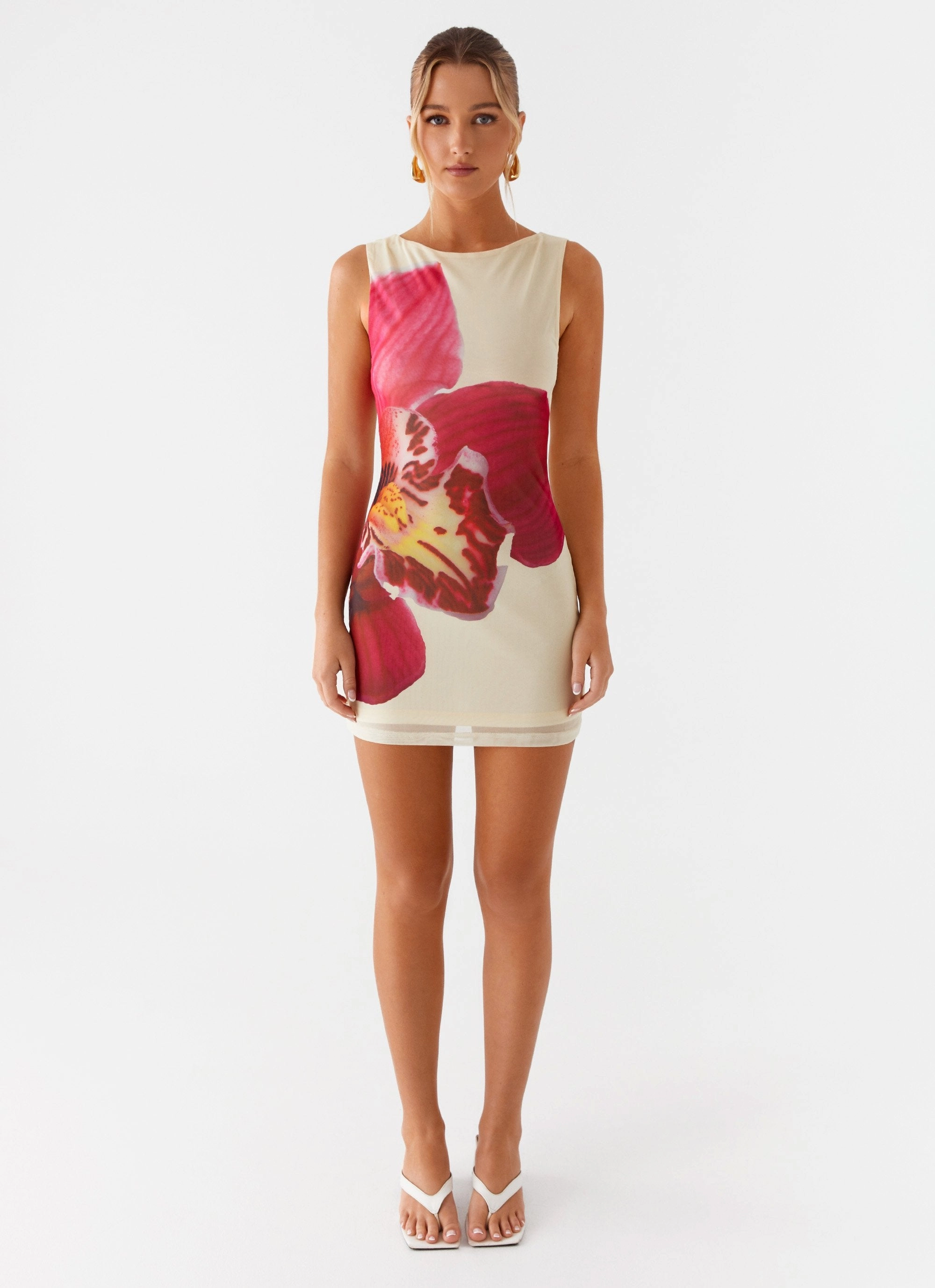 Happy Hour Mini Dress - Yellow Relaxed Waist Fit