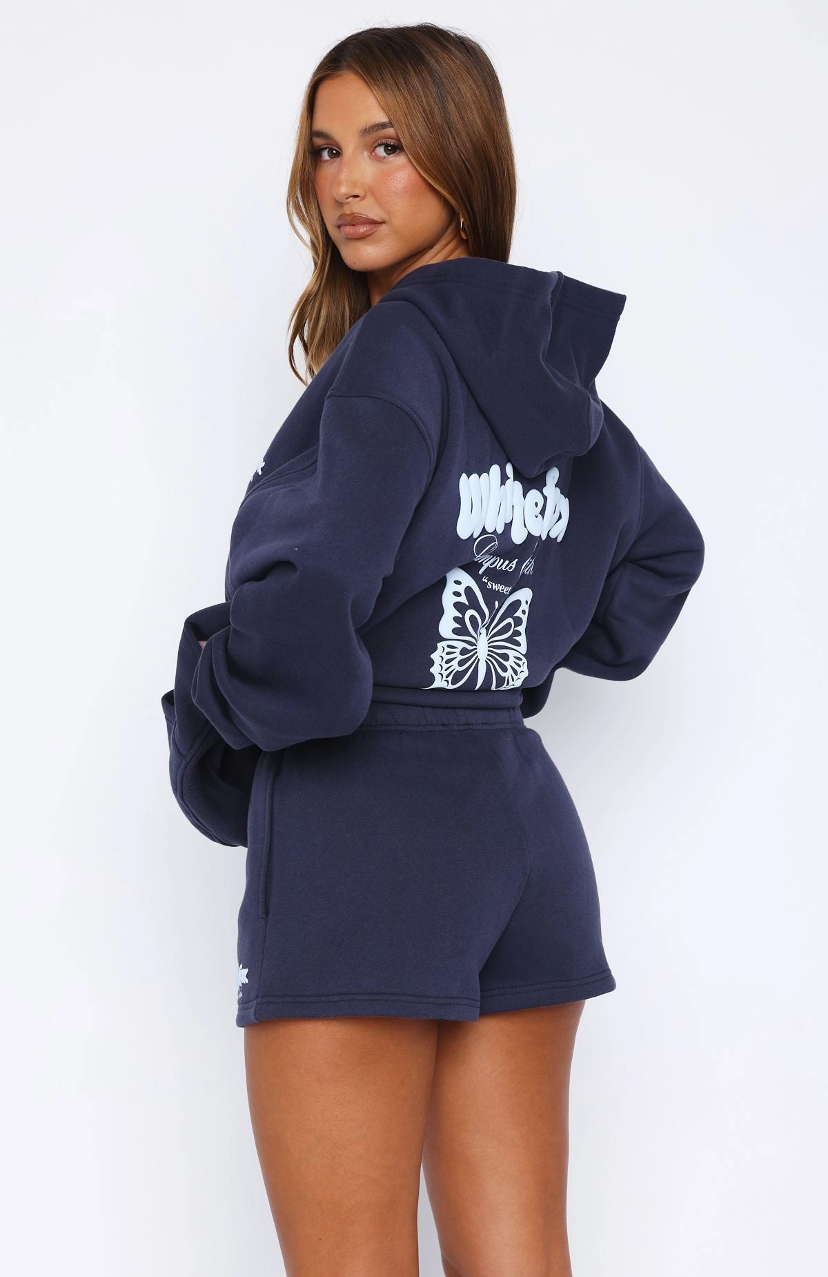 tropical style Motion Flex Fit High Above Lounge Shorts Navy