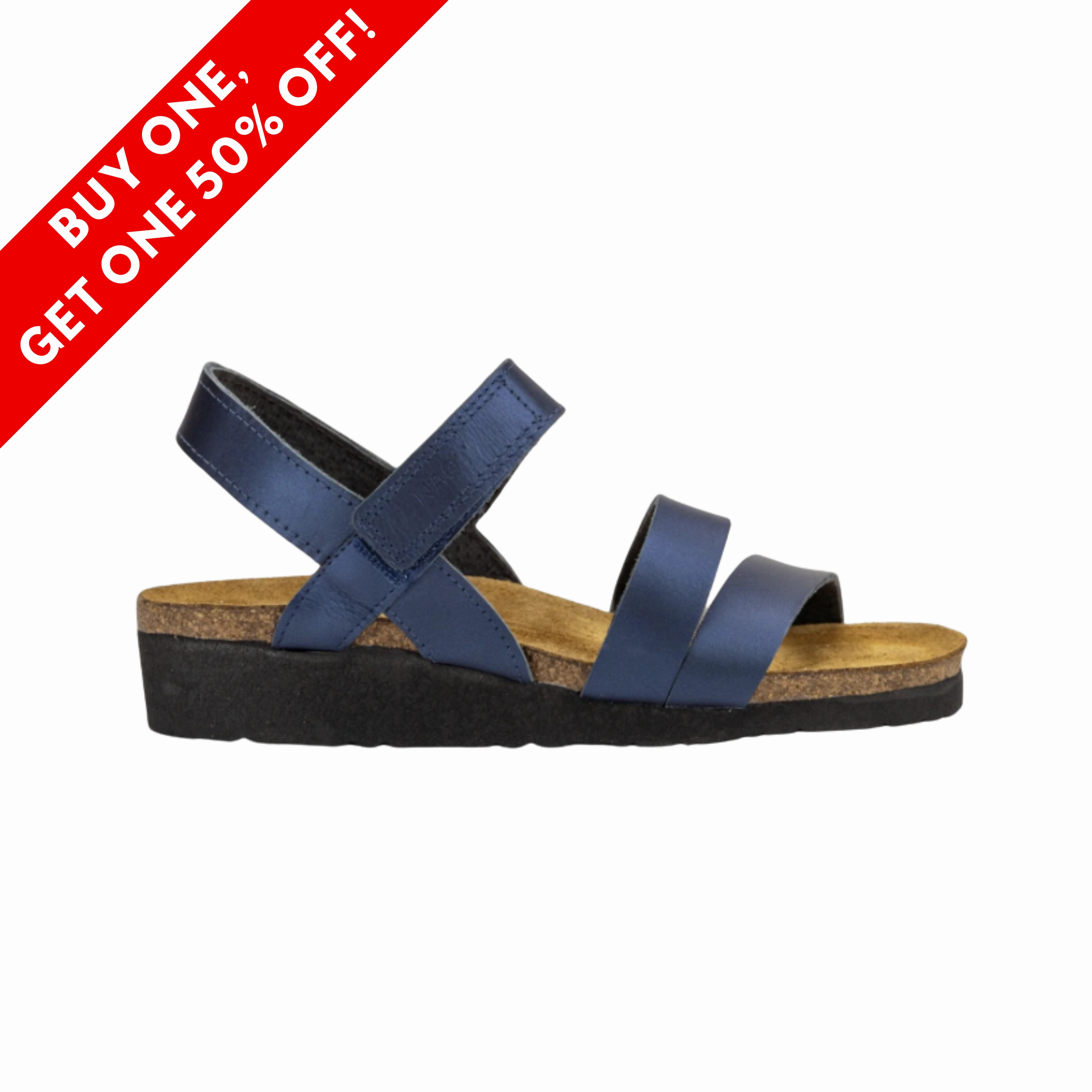 Women's Kayla - Polar Sea Leather Relaxed Beach Shoes