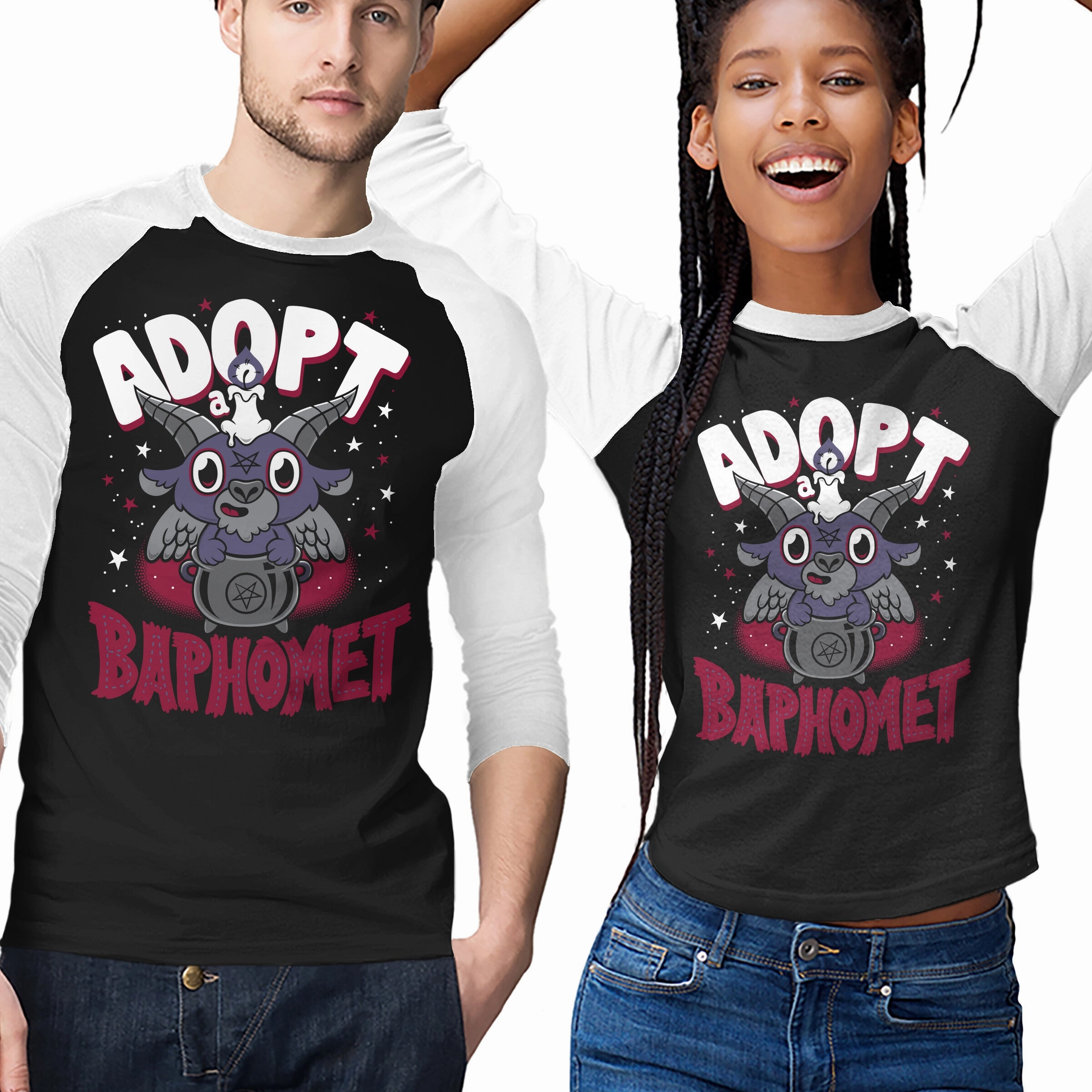 Rayon blend GentleWashResistance Adopt A Baphomet