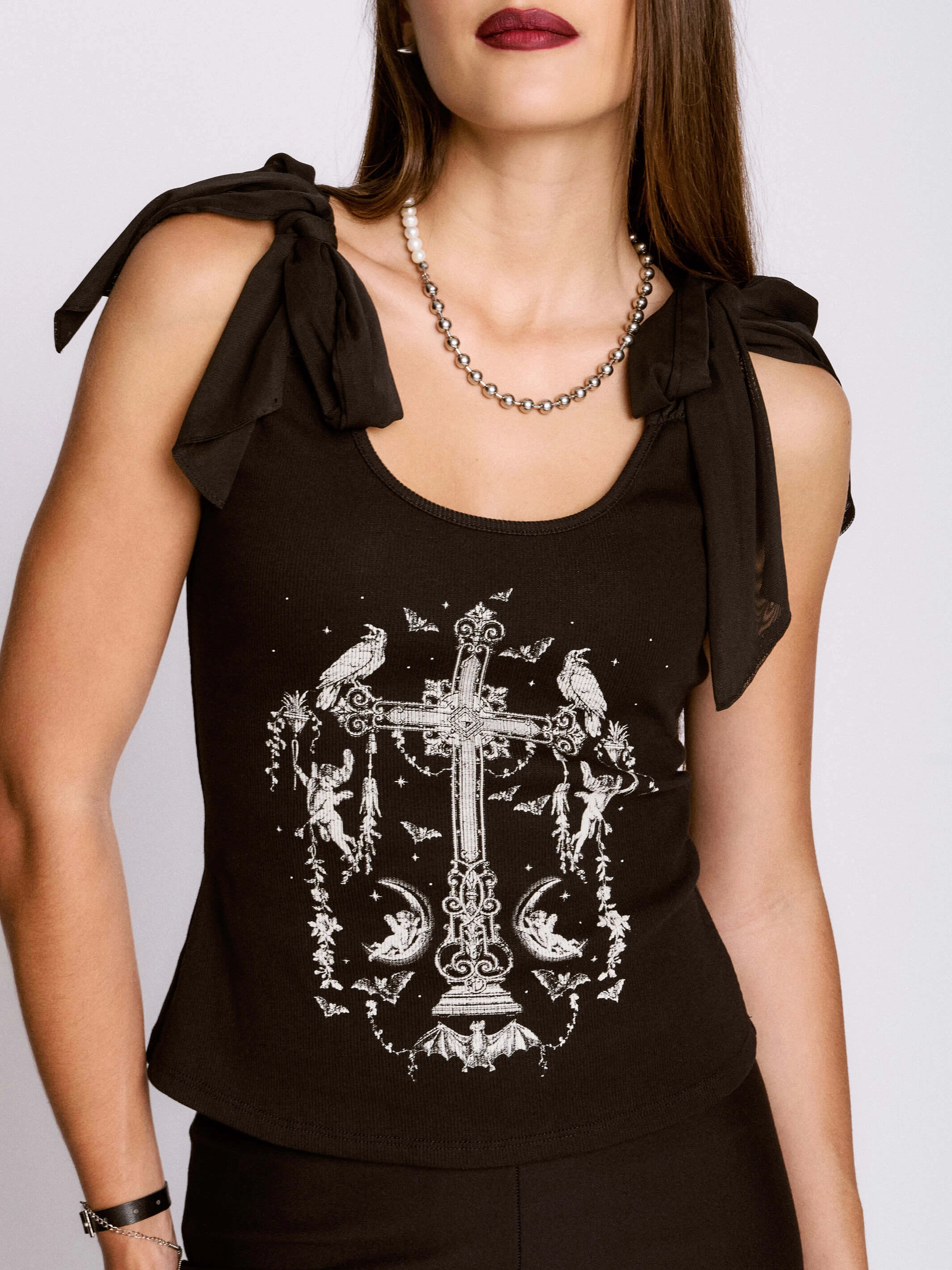 Indoor Use Gothic Toile Tank