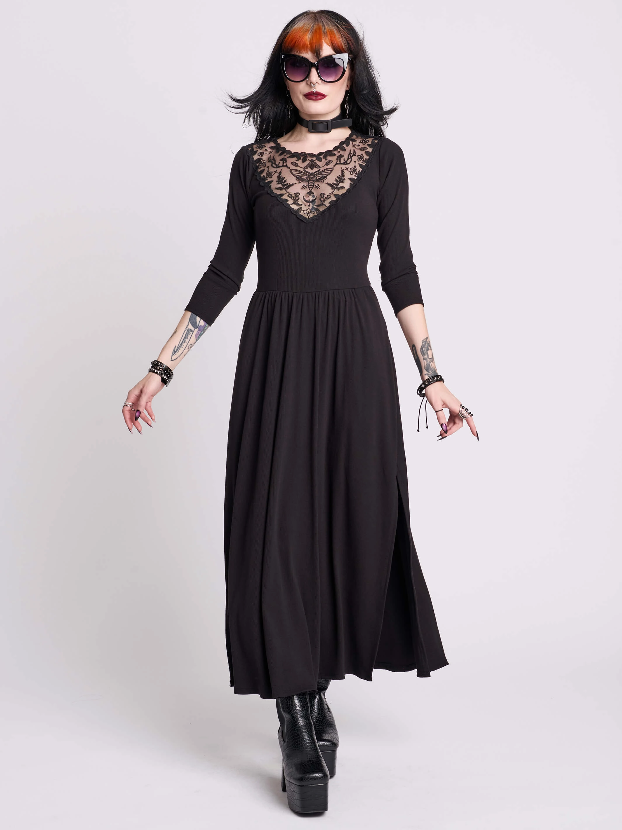 Dark Delights Maxi Dress Sleeveless